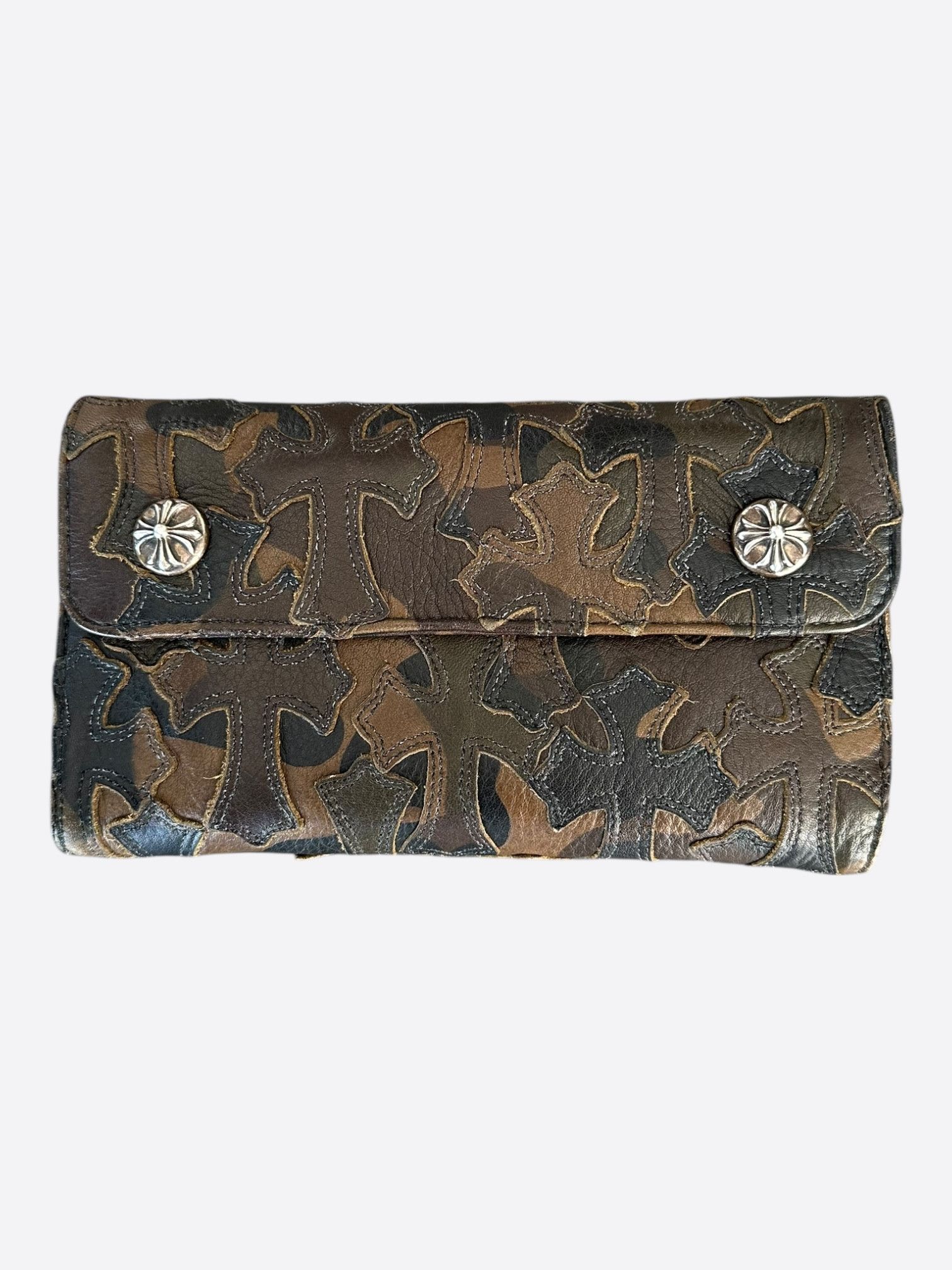 Chrome Hearts Chrome Hearts Camouflage Cross Patch Wallet Size ONE SIZE - 1 Thumbnail