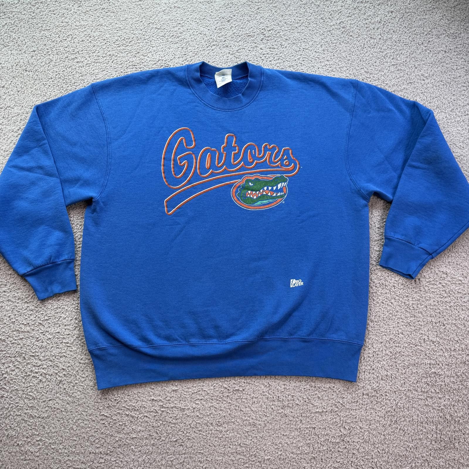 Pro Player Vintage 90s Florida Gators Crewneck Sweatshirt Blue USA XXL Size US XXL / EU 58 / 5 - 1 Thumbnail