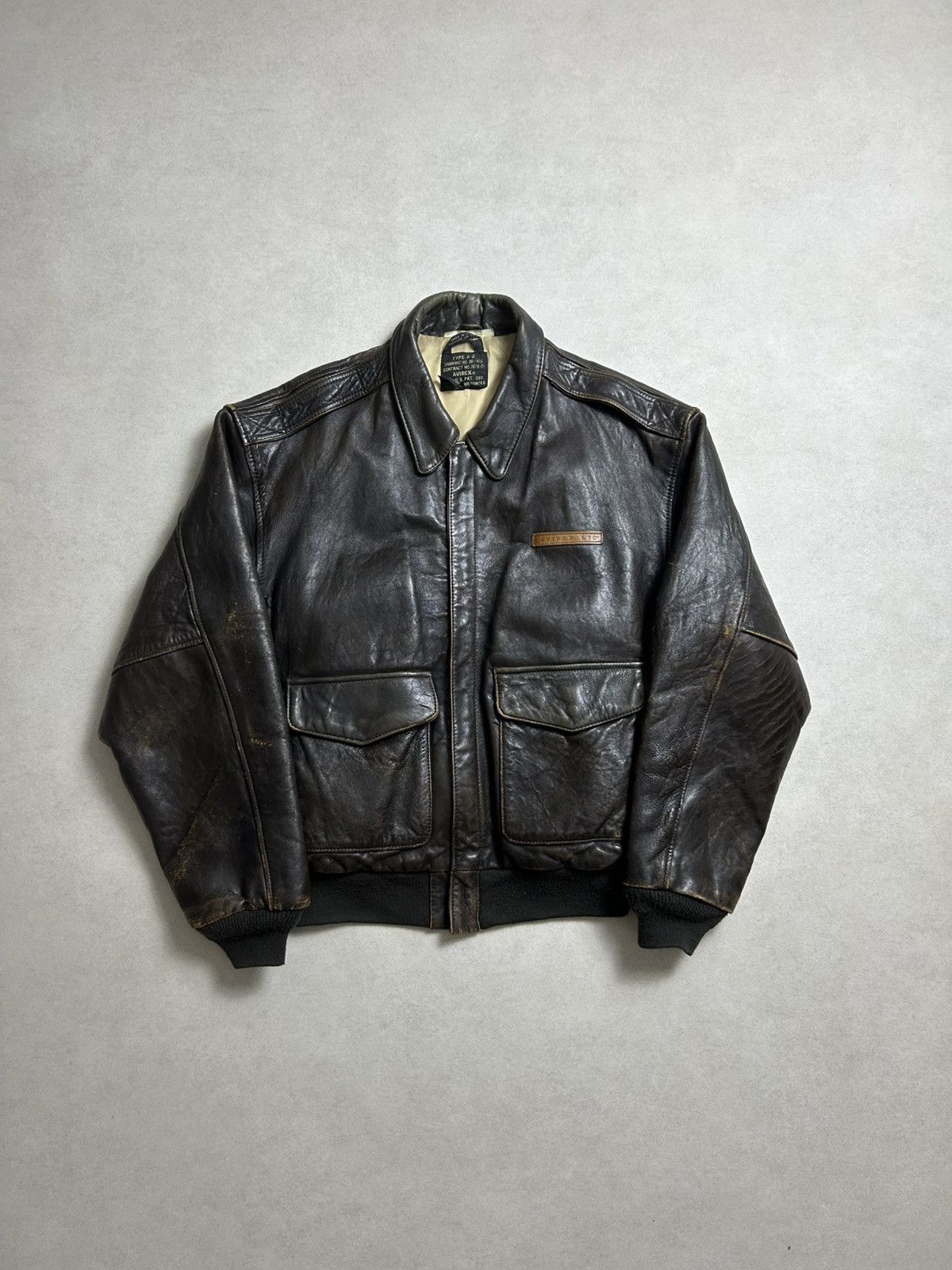 Other Rare Vintage 1991 Avirex A-2 Flight Jacket Size US L / EU 52-54 / 3 - 2 Thumbnail