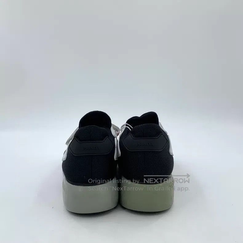 Other Prada Black Velcro casual flat sneakers Size US 4.5 / IT 34.5 - 4 Thumbnail
