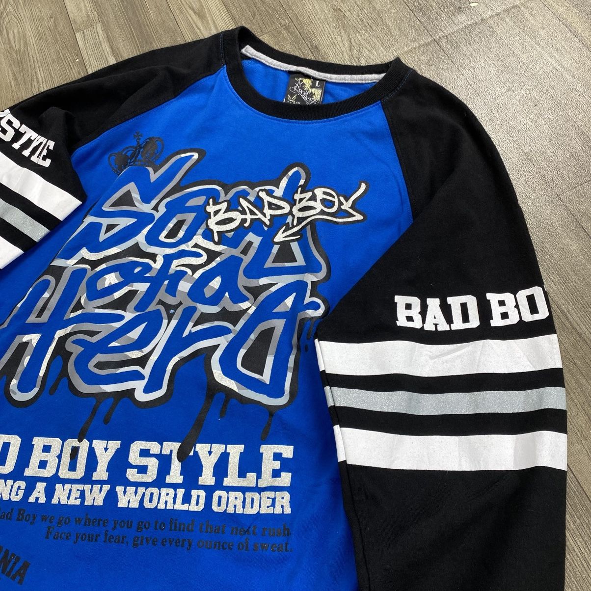 Japanese Brand 2000s BadBoy Soul of A Hero Graffity Lgb Style Longsleeve Size US M / EU 48-50 / 2 - 4 Thumbnail