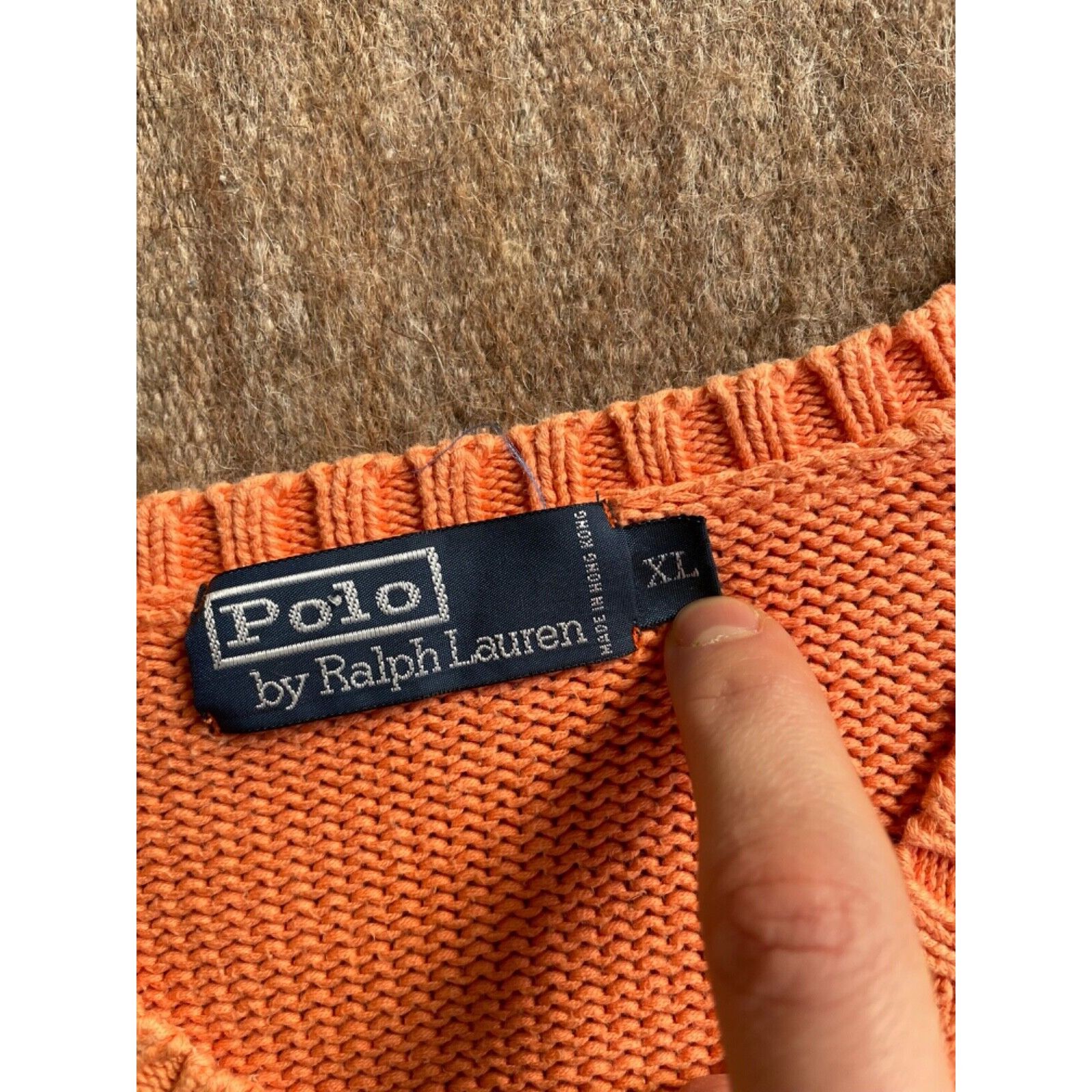 Polo Ralph Lauren Polo Ralph Lauren Vintage Cotton Knit Sweater 8581AC Size US XL / EU 56 / 4 - 4 Thumbnail
