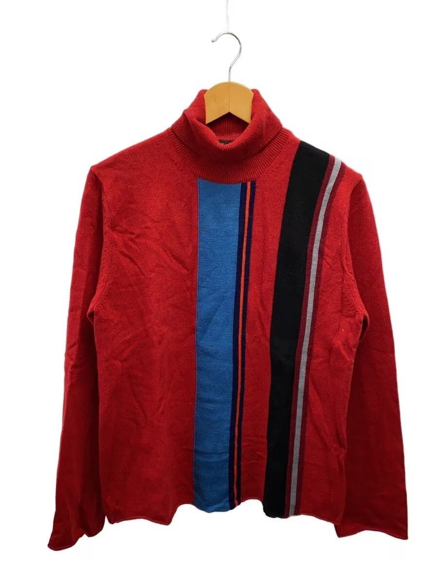 Comme des Garcons Homme Plus 2000 Striped Wool Turtleneck Size US M / EU 48-50 / 2 - 1 Thumbnail