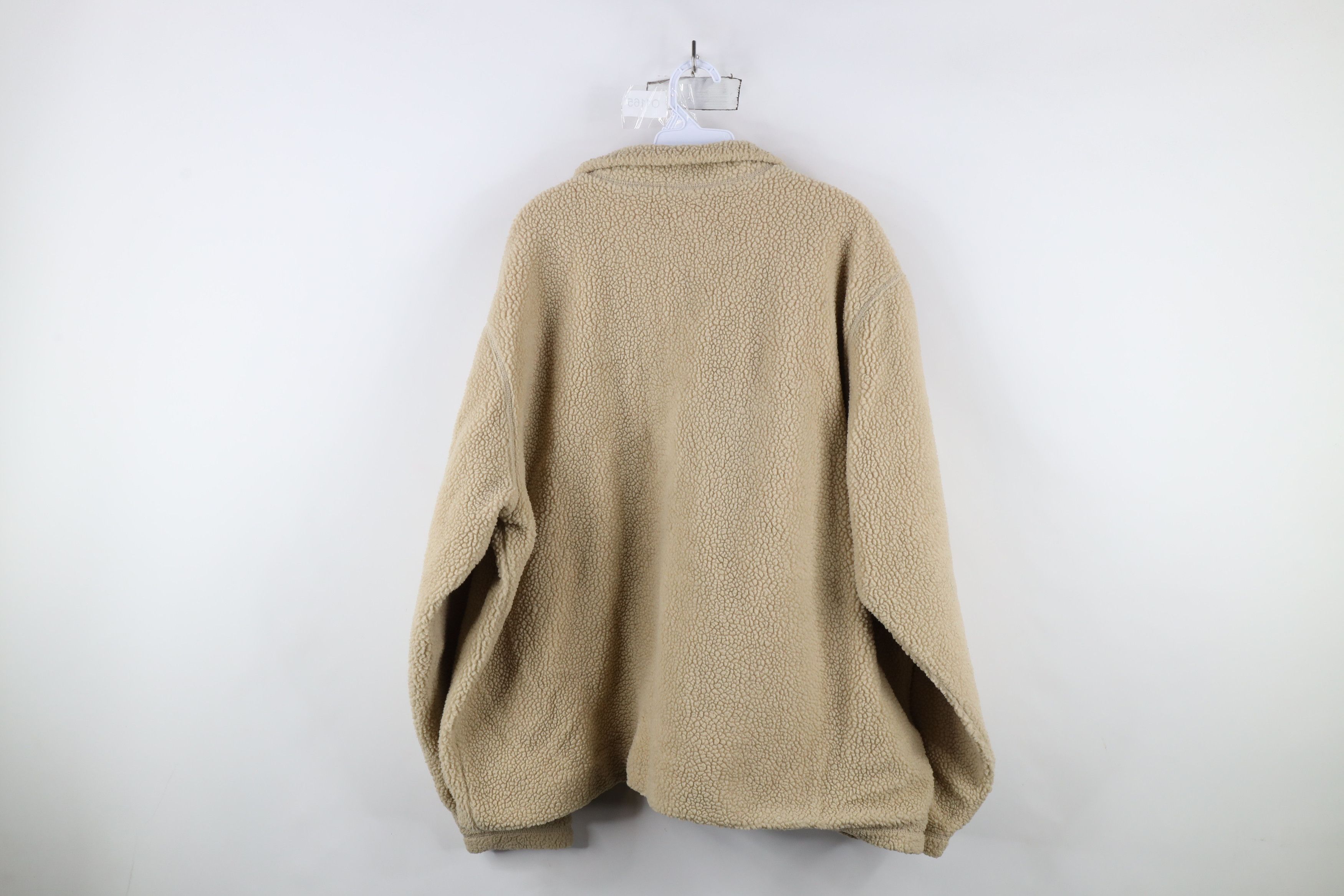Lands' End × Vintage Vintage Lands End Deep Pile Fleece Half Zip Pullover Sweater Size US XXL / EU 58 / 5 - 9 Thumbnail