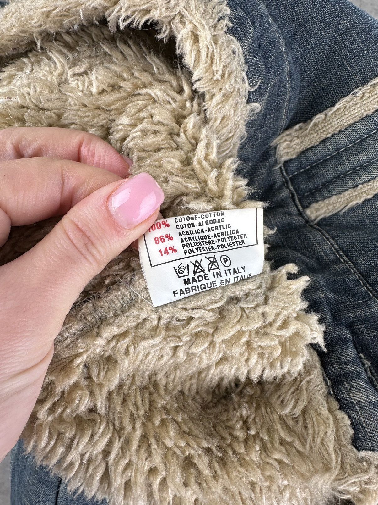 Miss Sixty Miss Sixty Sherpa Denim Jacket Size S / US 4 / IT 40 - 8 Thumbnail