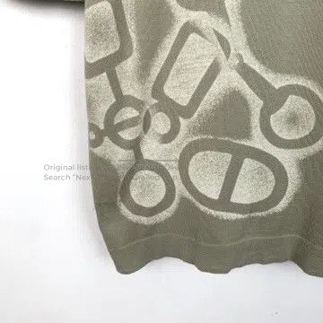 Hermes Hermes Green buckle print cotton round-neck short-sleeved Size US XL / EU 56 / 4 - 4 Thumbnail