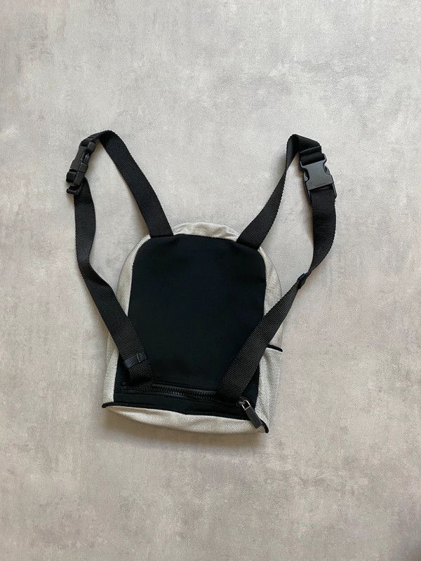 Miu Miu Miu Miu Backpack Mesh White Nylon Sport Top 1999 Bag EX0146 Size ONE SIZE - 4 Thumbnail