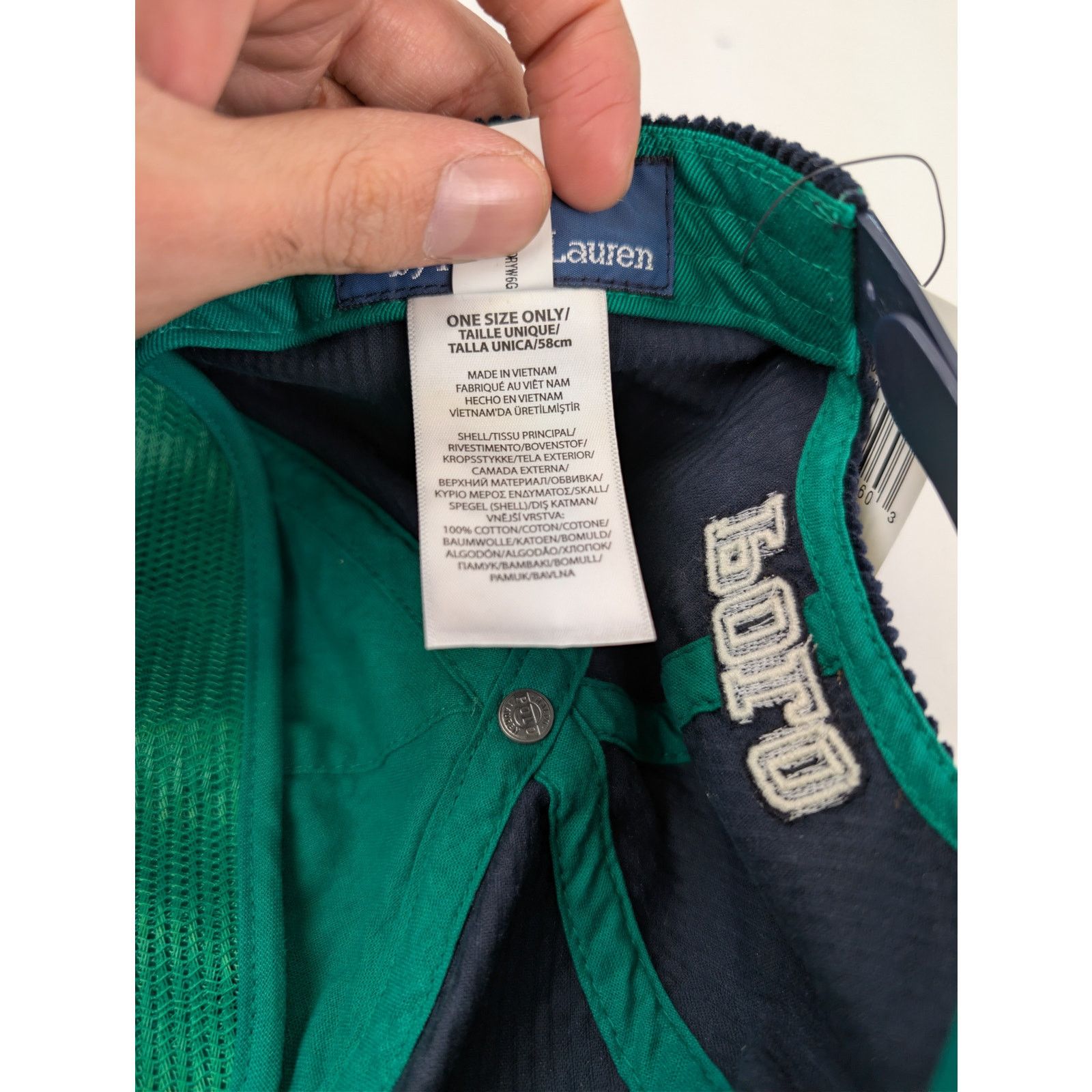 Ralph Lauren o1rshd1 CC20 Size: OS / Prince ST Cap / Hat in Blue Size ONE SIZE - 12 Thumbnail