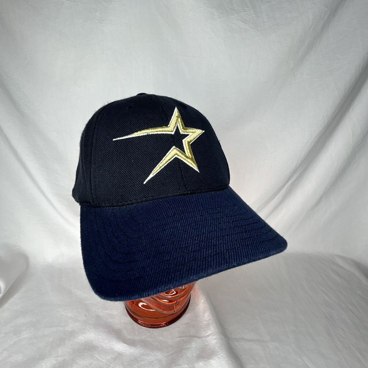 Logo Athletic Vintage Houston Astros Snapback Hat Navy/Gold wool Size ONE SIZE - 1 Thumbnail