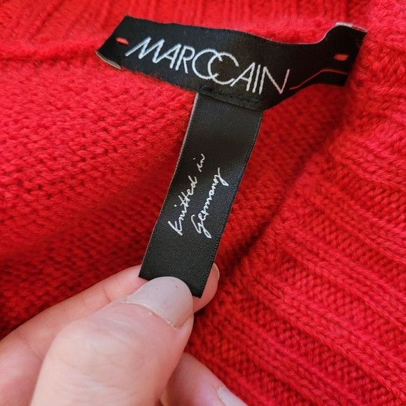 Other Marc Cain Red Spicy Pepper Sleeveless Pullover Wool Vest - M Size M / US 6-8 / IT 42-44 - 9 Thumbnail