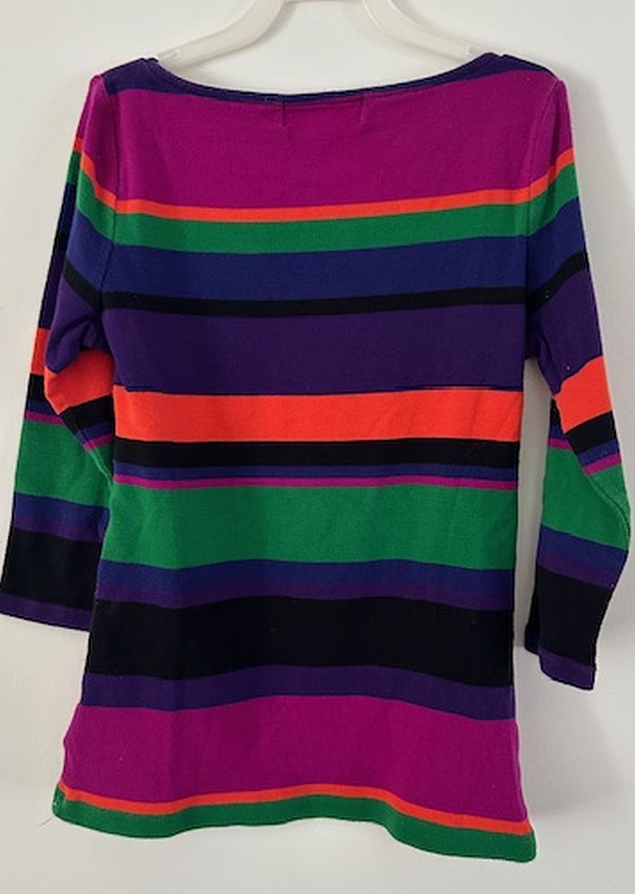 Ralph Lauren Lauren Ralph Lauren Striped Boatneck Top, PXS Size XS / US 0-2 / IT 36-38 - 1 Thumbnail