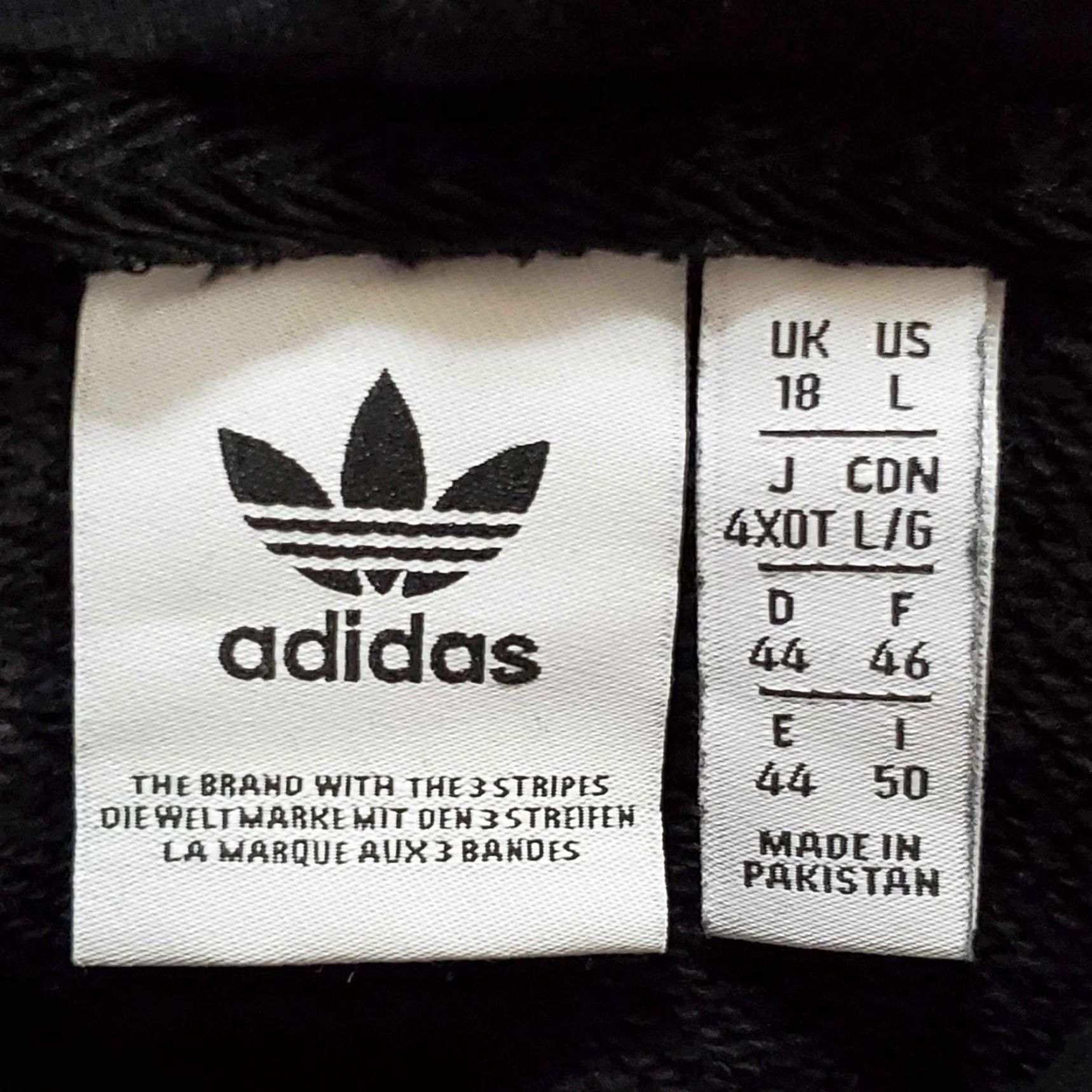 Adidas Adidas Sweatshirt Womens Large Black White Trefoil Logo Pullover Hoodie Basketball Crew Pullover Size L / US 10 / IT 46 - 2 Thumbnail