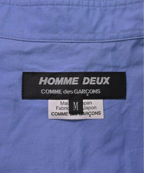 Comme des Garcons Homme Deux Shirt Cotton Long Sleeve Patch Pattern Button Blue x Green Size US M / EU 48-50 / 2 - 7 Thumbnail