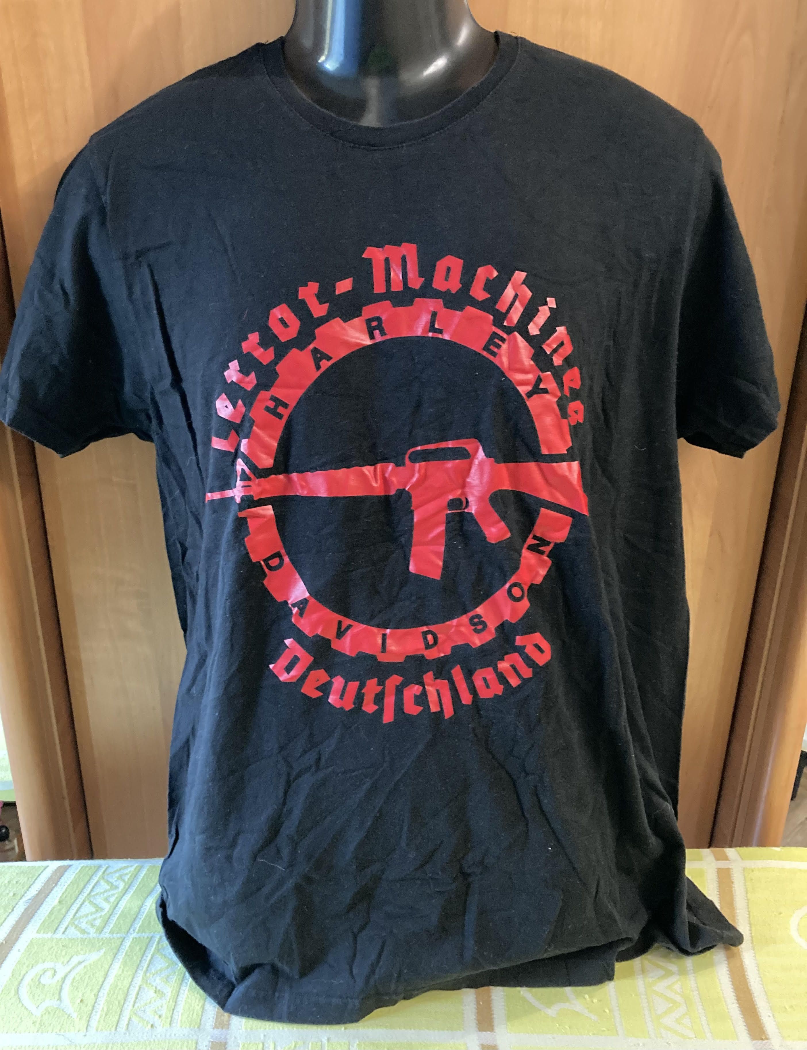 Band Tees Terror Machine Records And Harley Davidson Tee Size US XL / EU 56 / 4 - 2 Thumbnail