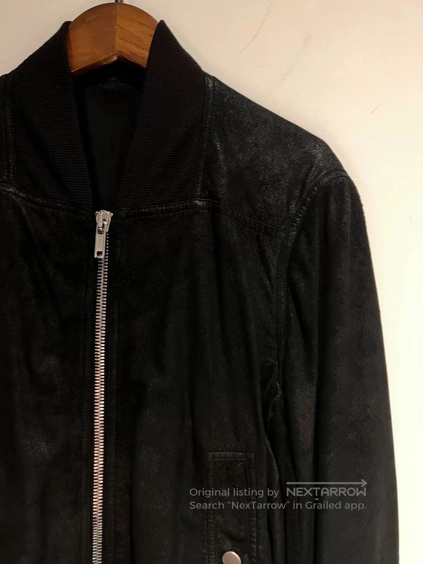 Rick Owens Rick Owens Suede Jacket in Black. Size US M / EU 48-50 / 2 - 3 Thumbnail