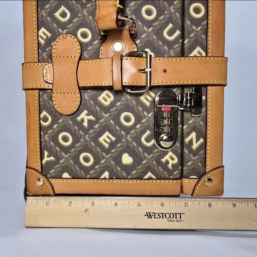 Dooney & Bourke Rare Vintage DOONEY & BOURKE Carry-on Rolling Luggage Trunk Size ONE SIZE - 2 Thumbnail