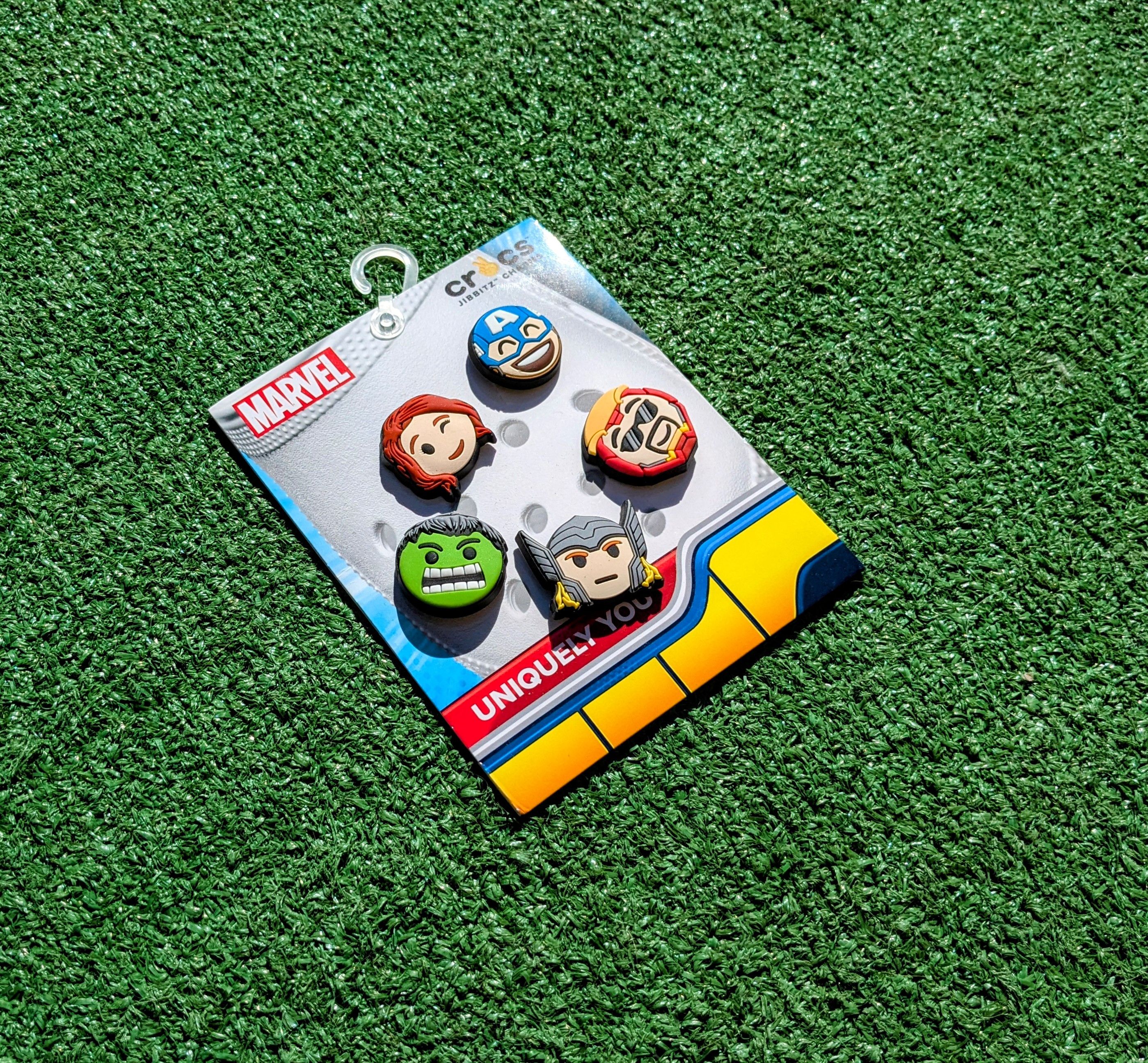 Marvel Comics Crocs Jibbitz Avengers Marvel Emoji 5-Pack Silicon Charms Size ONE SIZE - 1 Thumbnail