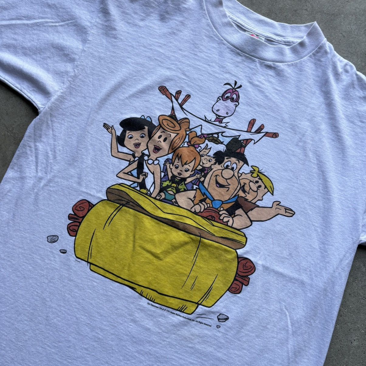 Band Tees × Vintage vintage 1995 90s THE FLINTSTONES Movie Promo Rap t-shirt Size US L / EU 52-54 / 3 - 4 Thumbnail