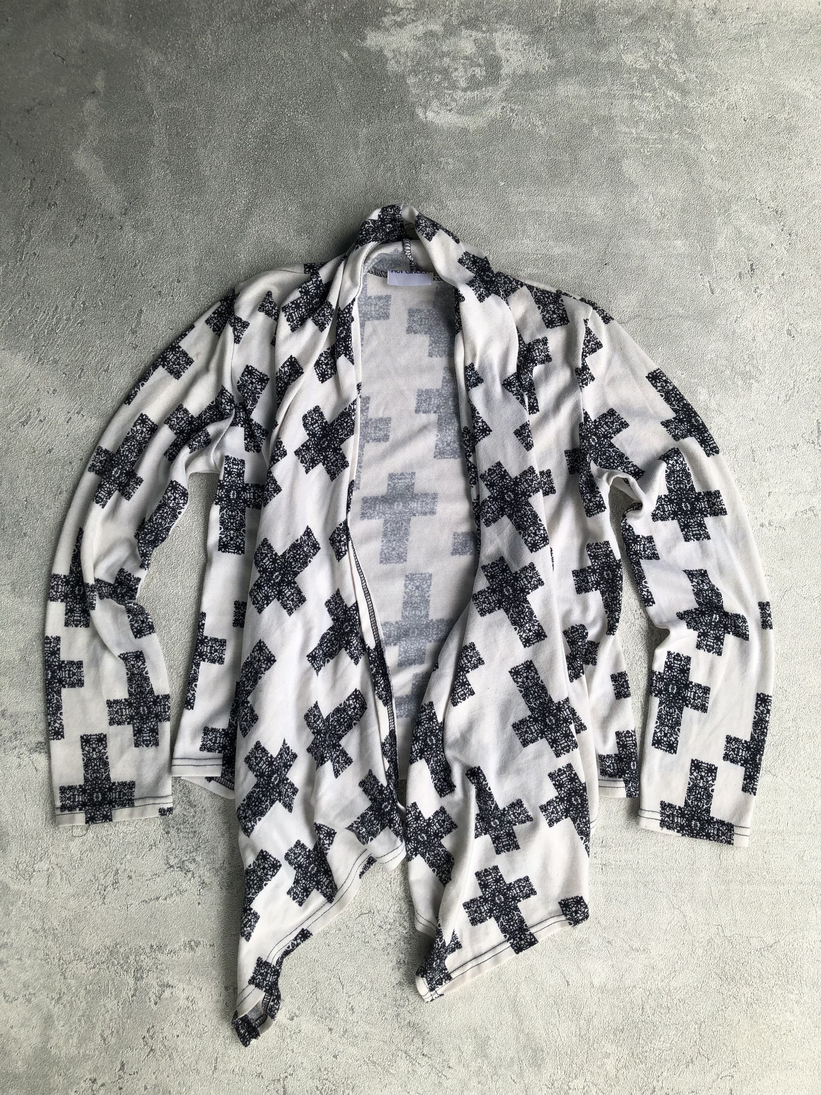Japanese Brand Undefined Gothic Punk Cardigan Cross Opium Hot Ginger Japan Size US S / EU 44-46 / 1 - 1 Thumbnail