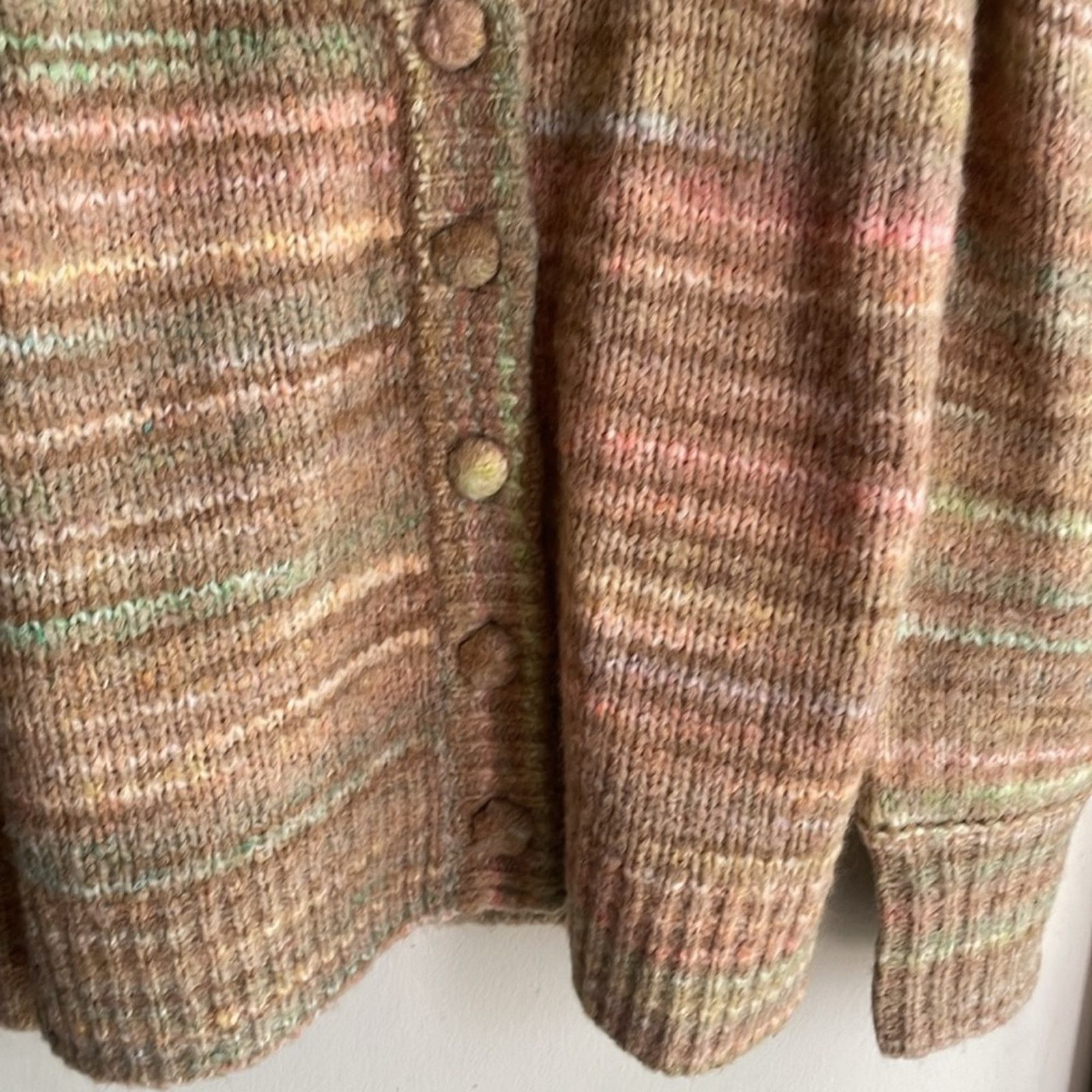 LoveShackFancy LOVESHACKFANCY Wilford Boyfriend Cardigan Harvest Oat Size XS / US 0-2 / IT 36-38 - 6 Thumbnail