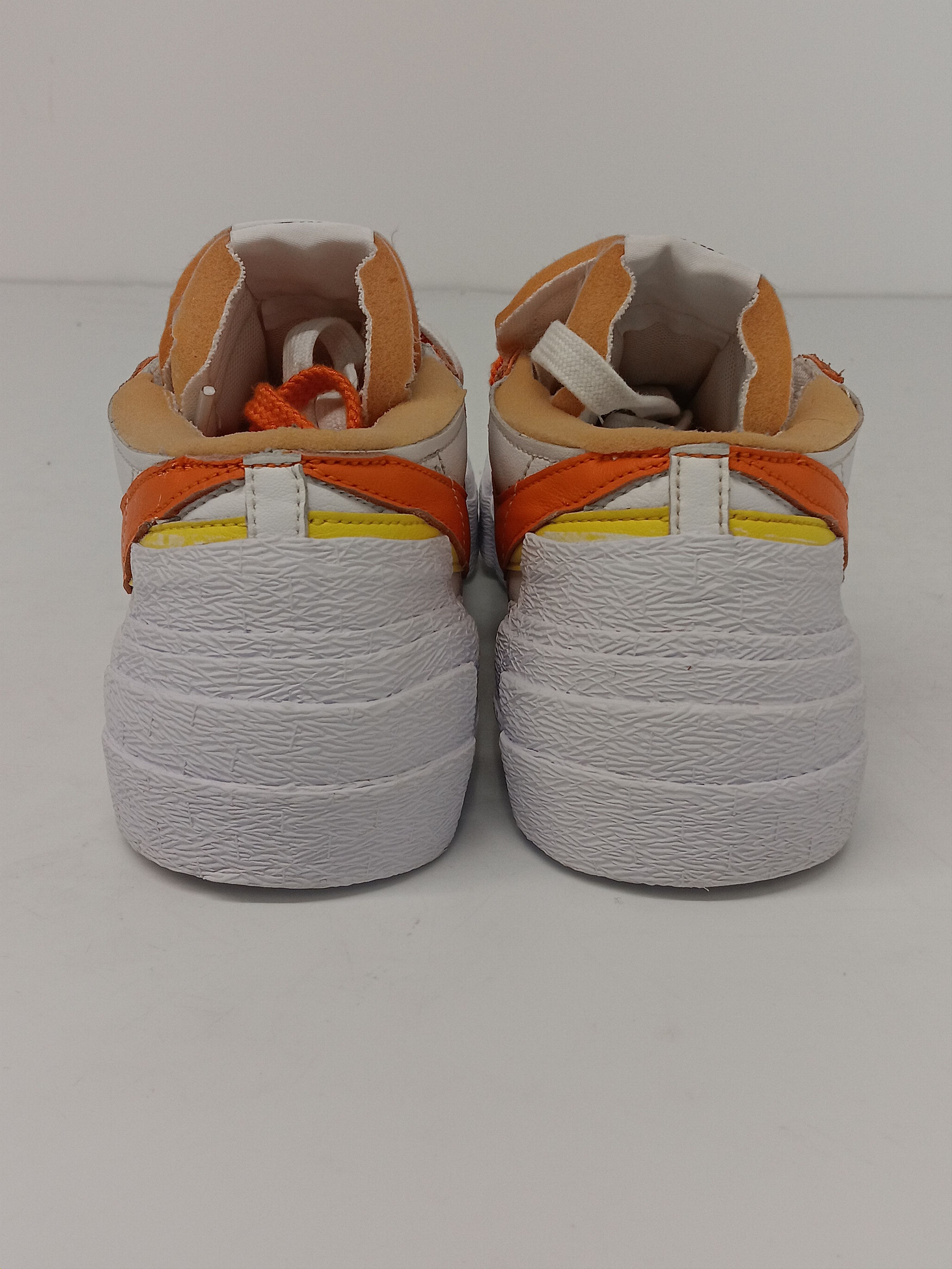Nike NIKE x Sacai Blazer White Magma Orange Low Top Sneakers- US9 Size US 9 / EU 42 - 11 Thumbnail