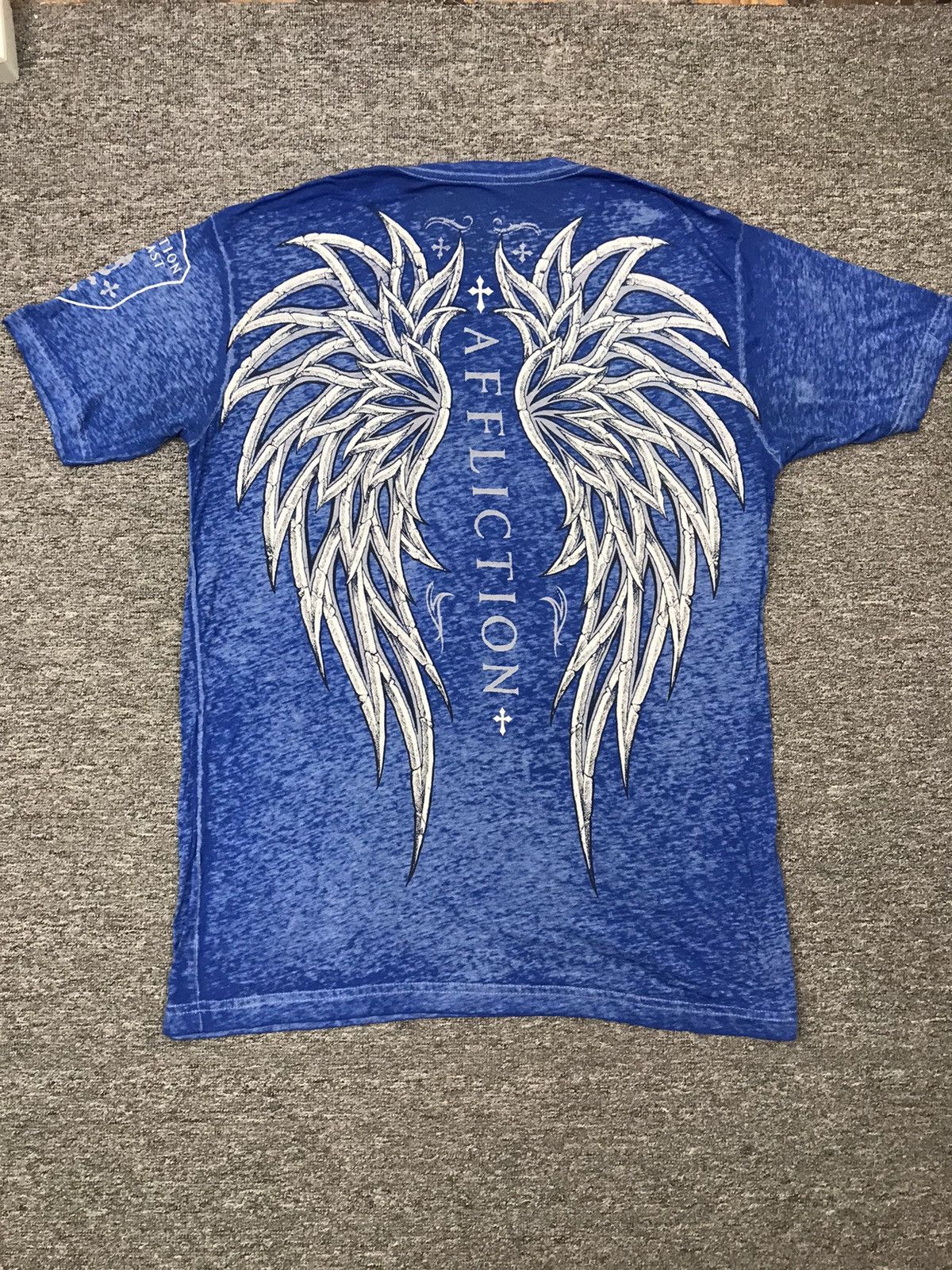 Affliction × If Six Was Nine × Vintage Vintage affliction live fast skull and crosses tshirt Size US L / EU 52-54 / 3 - 2 Thumbnail