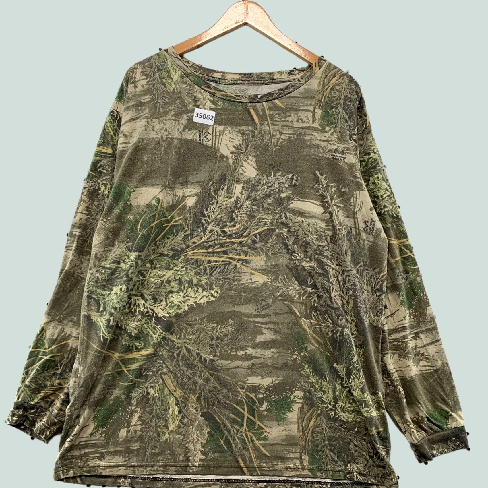Vintage RedHead Shirt Green Camouflage Long Sleeve Outdoor XL Men Size US XL / EU 56 / 4 - 1 Thumbnail