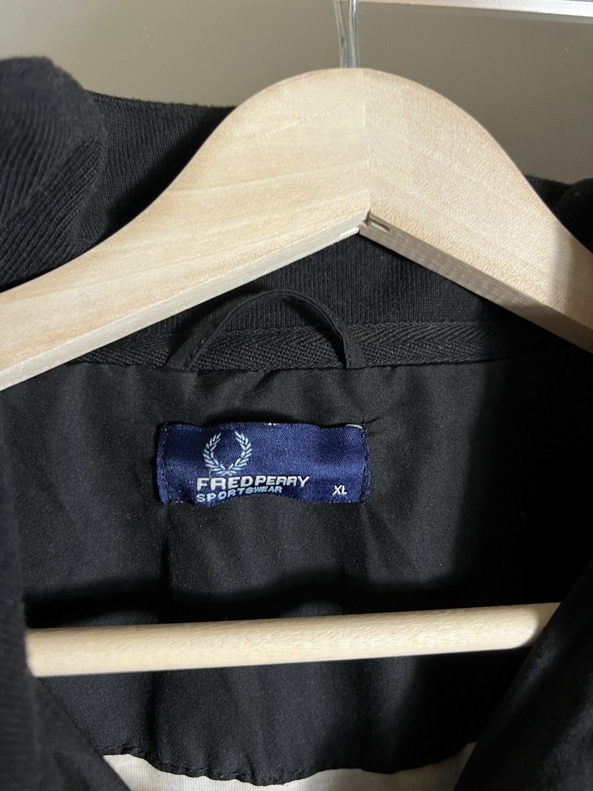 Fred Perry Fred Perry Track Jacket Black Vintage Rare Logo Y2K Size US XL / EU 56 / 4 - 3 Thumbnail