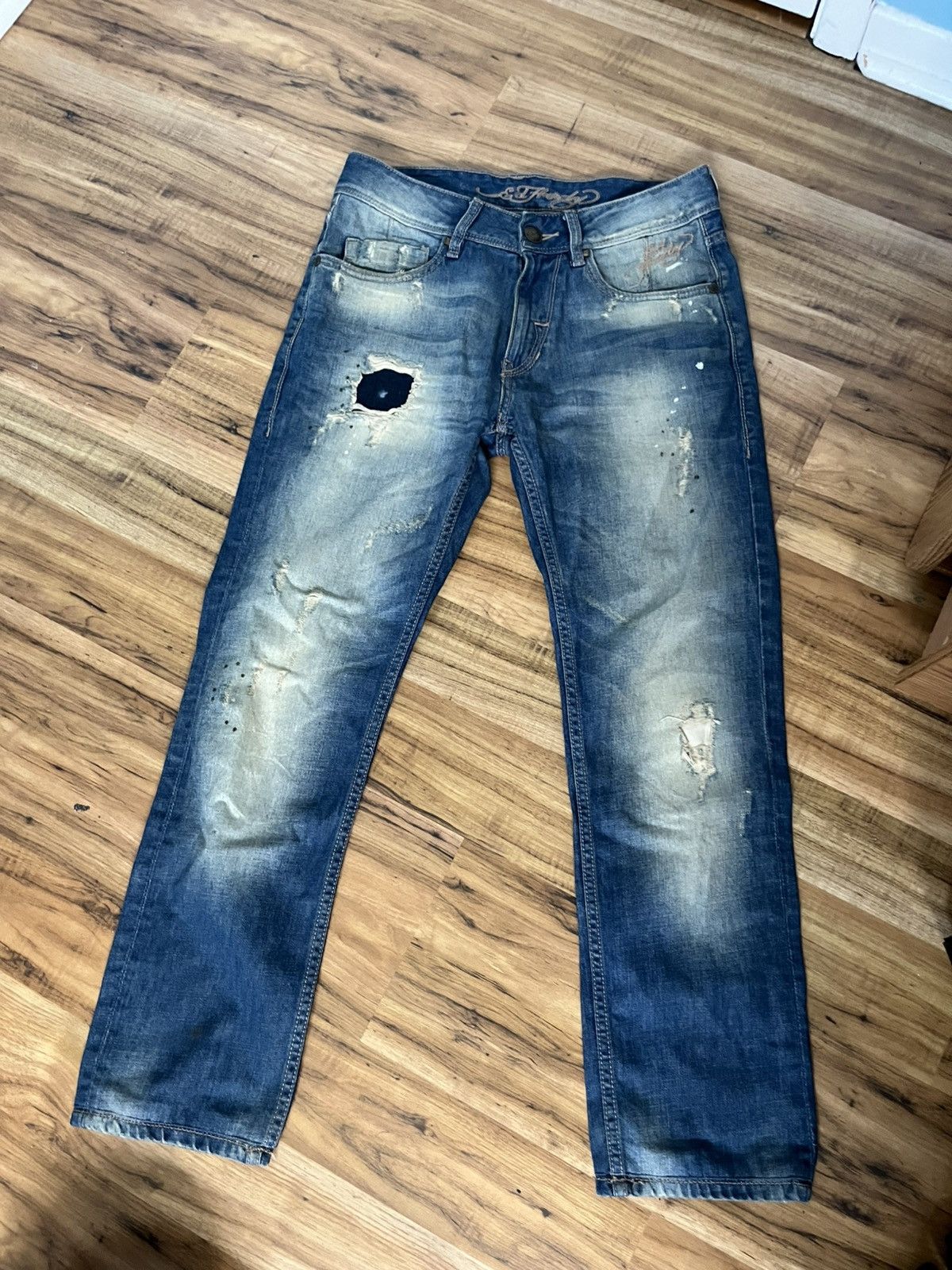 Ed Hardy tiger jeans