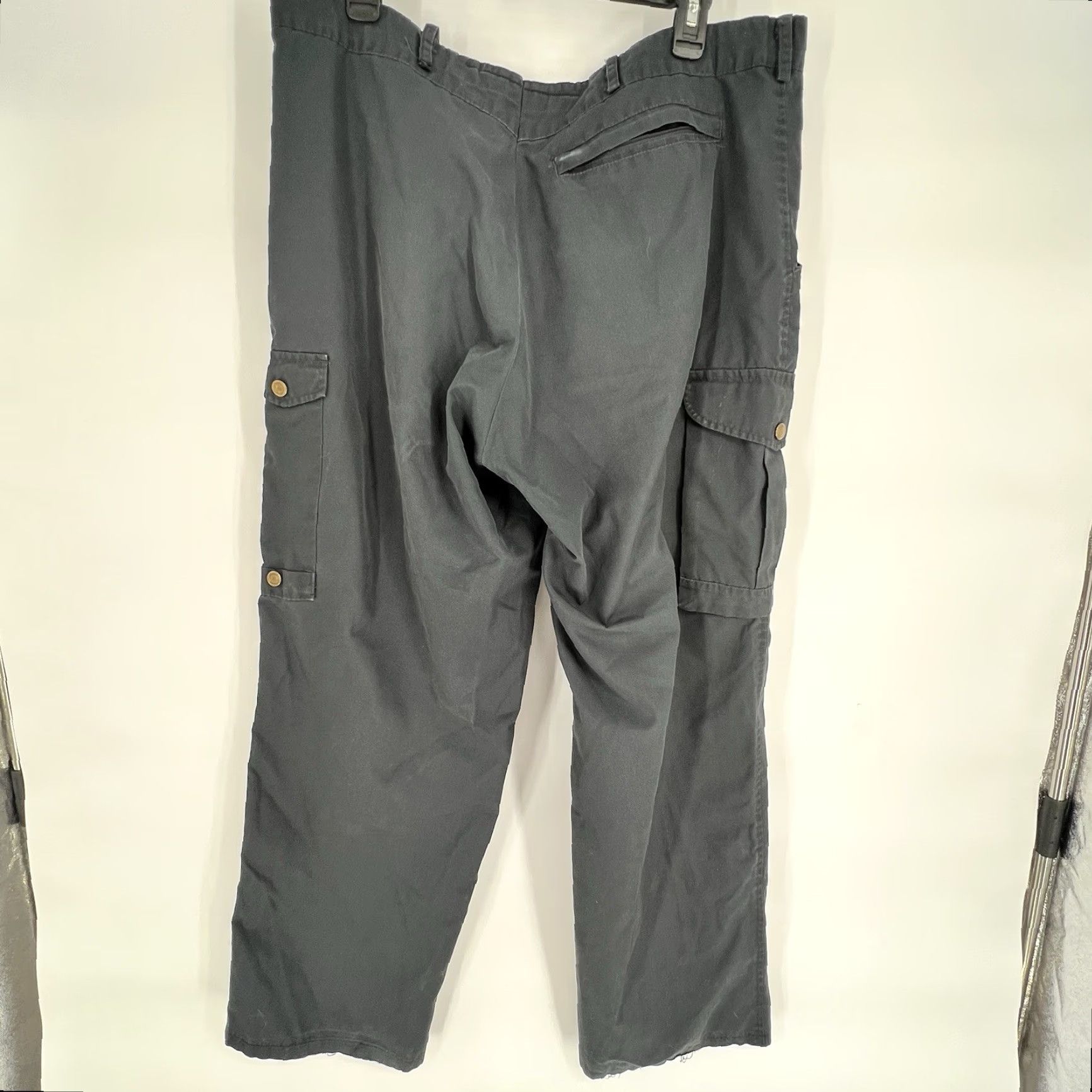 Vintage VINTAGE Fjällräven G-1000 Pants Mens 38x30 Dark Blue Cotton Polyester Regular Straight 5-Pocket Cargo Logo Ham? Size US 38 / EU 54 - 7 Thumbnail