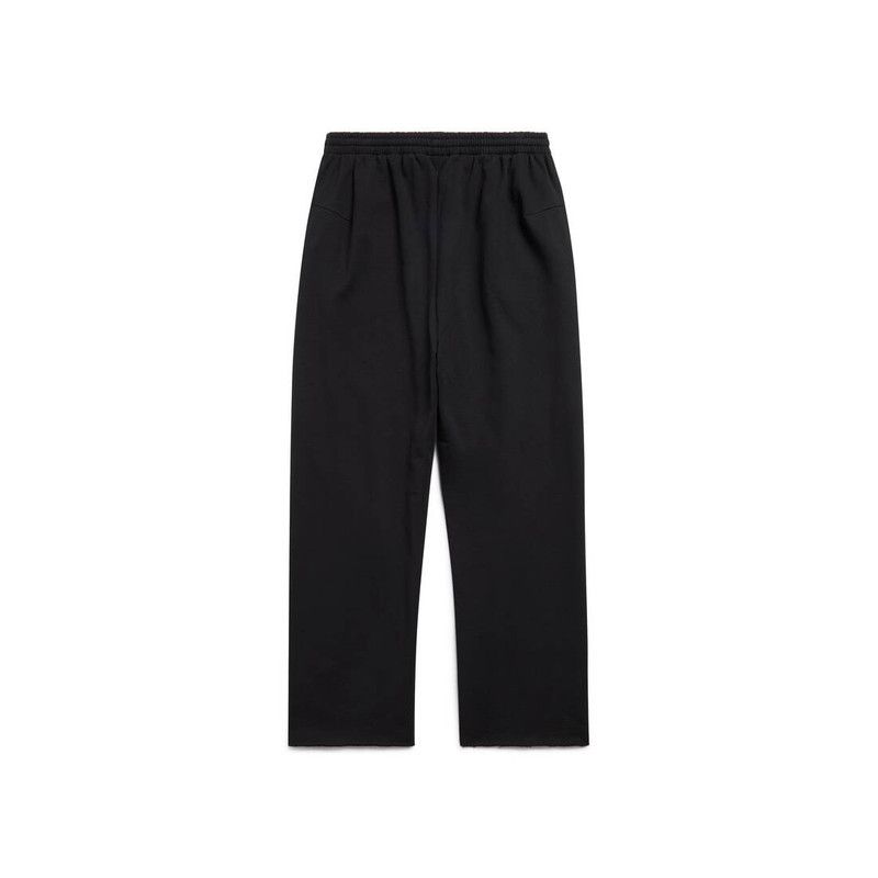 Balenciaga o1s1rm0226 Cropped Sweatpants & Joggers In Black Size US 34 / EU 50 - 5 Thumbnail