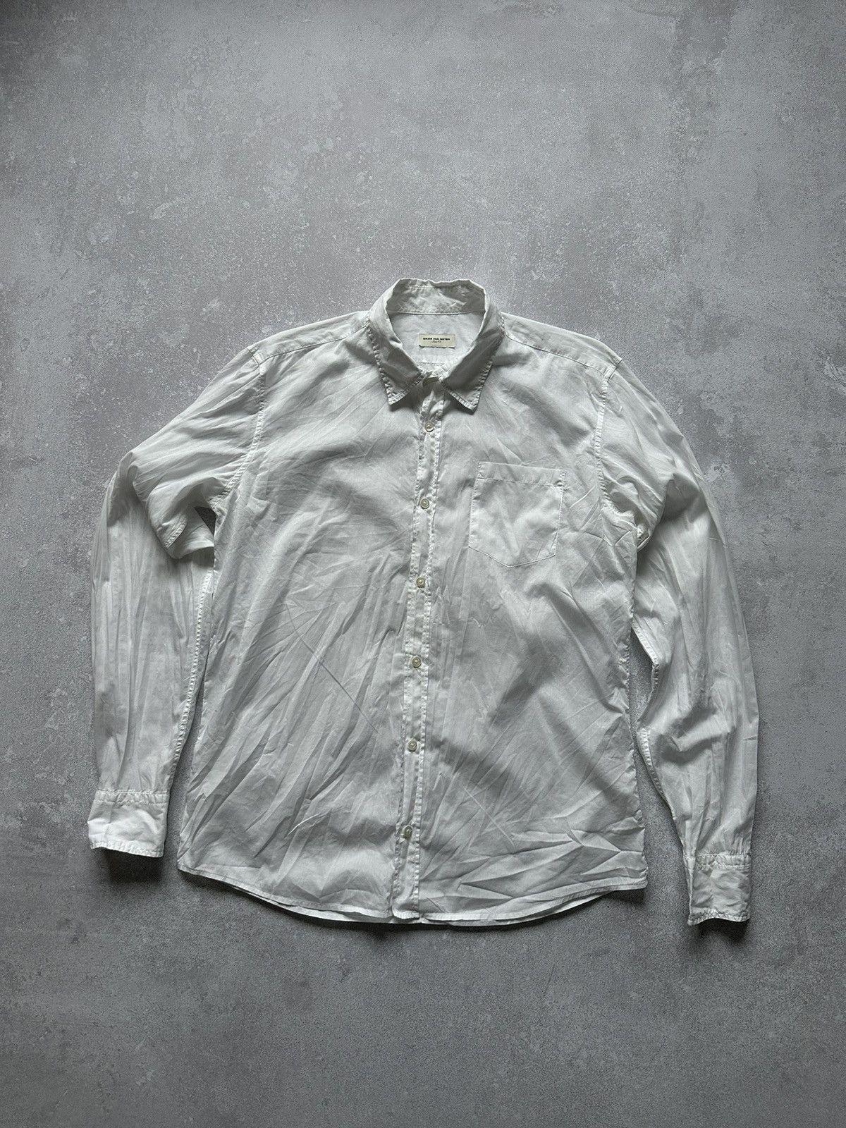 Dries Van Noten Shirts Dries Van Noten size 48 White Size US M / EU 48-50 / 2 - 1 Thumbnail
