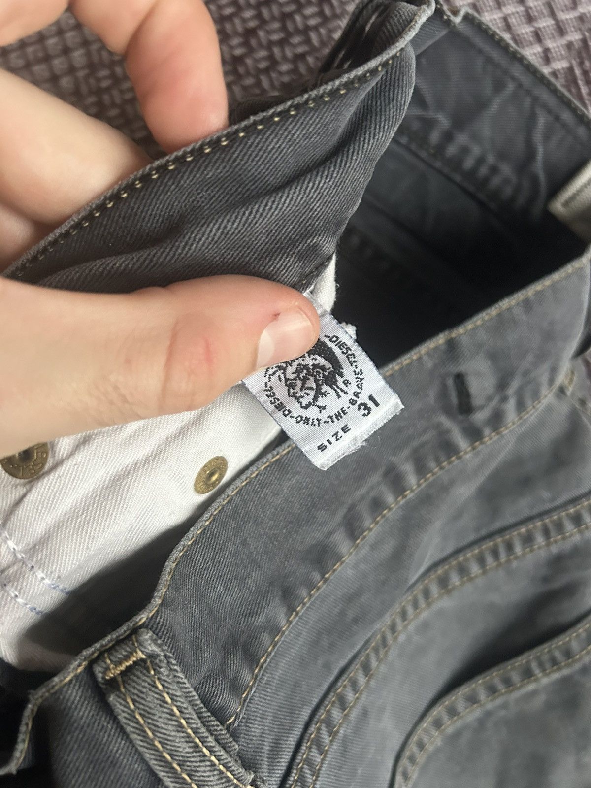 Diesel Vintage Diesel Archive Distressed Jeans 90s Thrashed Size 31 Size US 31 - 15 Thumbnail