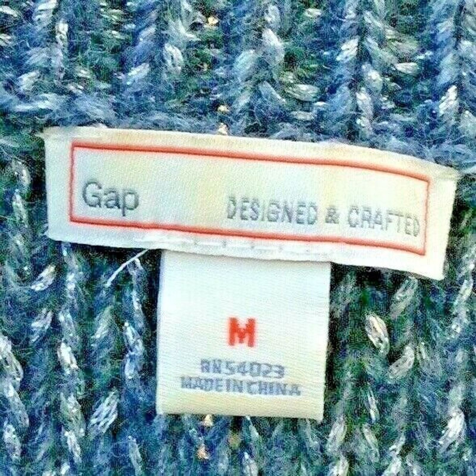 Gap Gap Sweater Womens Knitted Design Grayish Blue SIZE M Size M / US 6-8 / IT 42-44 - 3 Thumbnail
