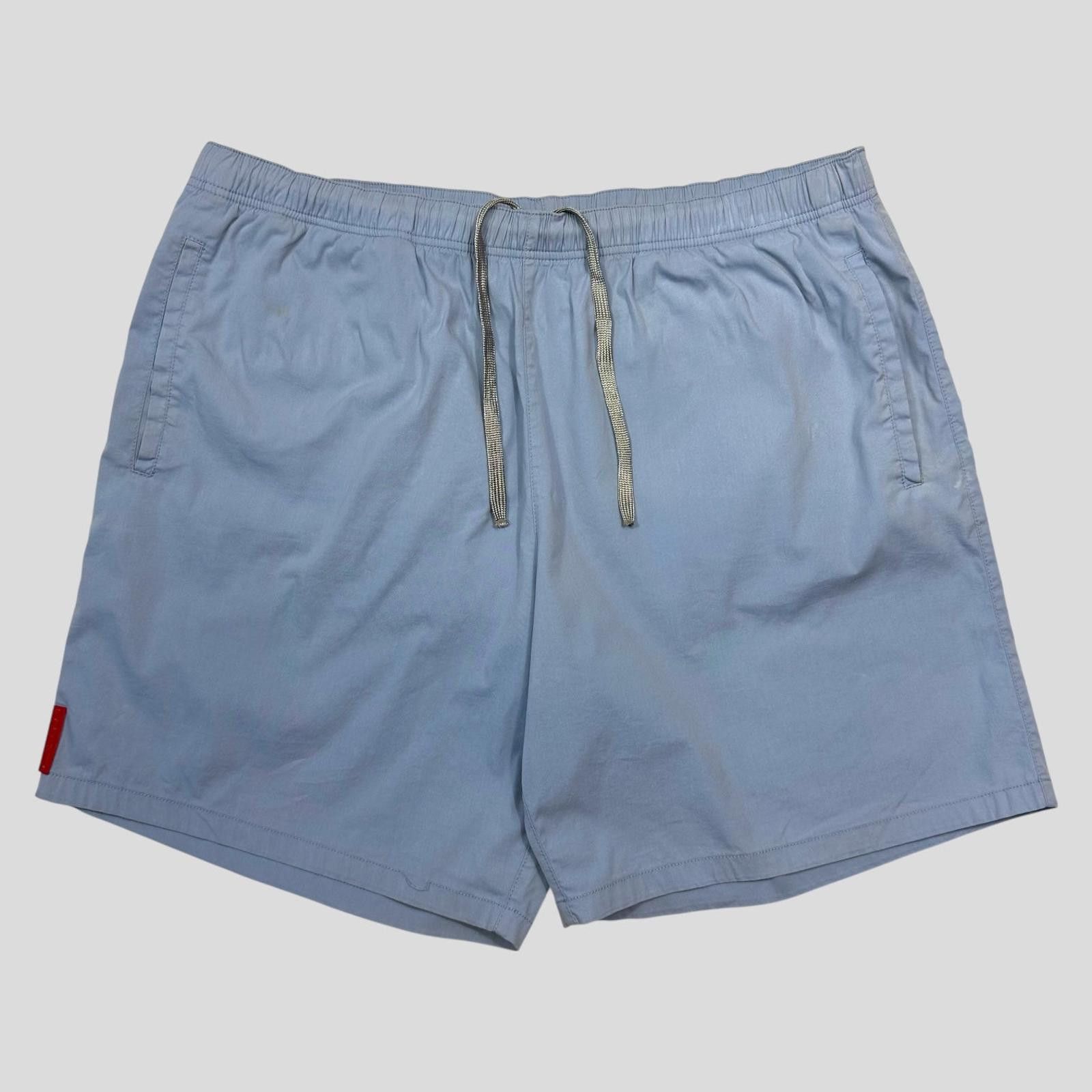 Prada Prada Sport 2008 Baby Blue Cotton Swim Shorts - M/L Size US 34 / EU 50 - 1 Thumbnail