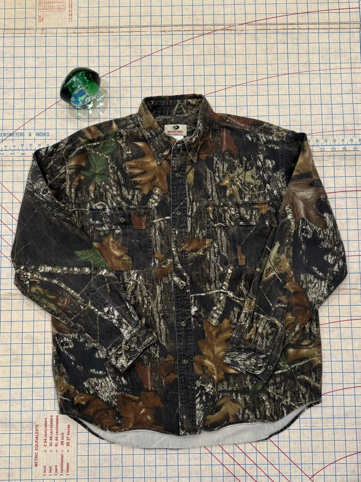Mossy Oaks Vintage Mossy Oaks Camo Button Up Shirt Mens Size Large Size US L / EU 52-54 / 3 - 3 Thumbnail