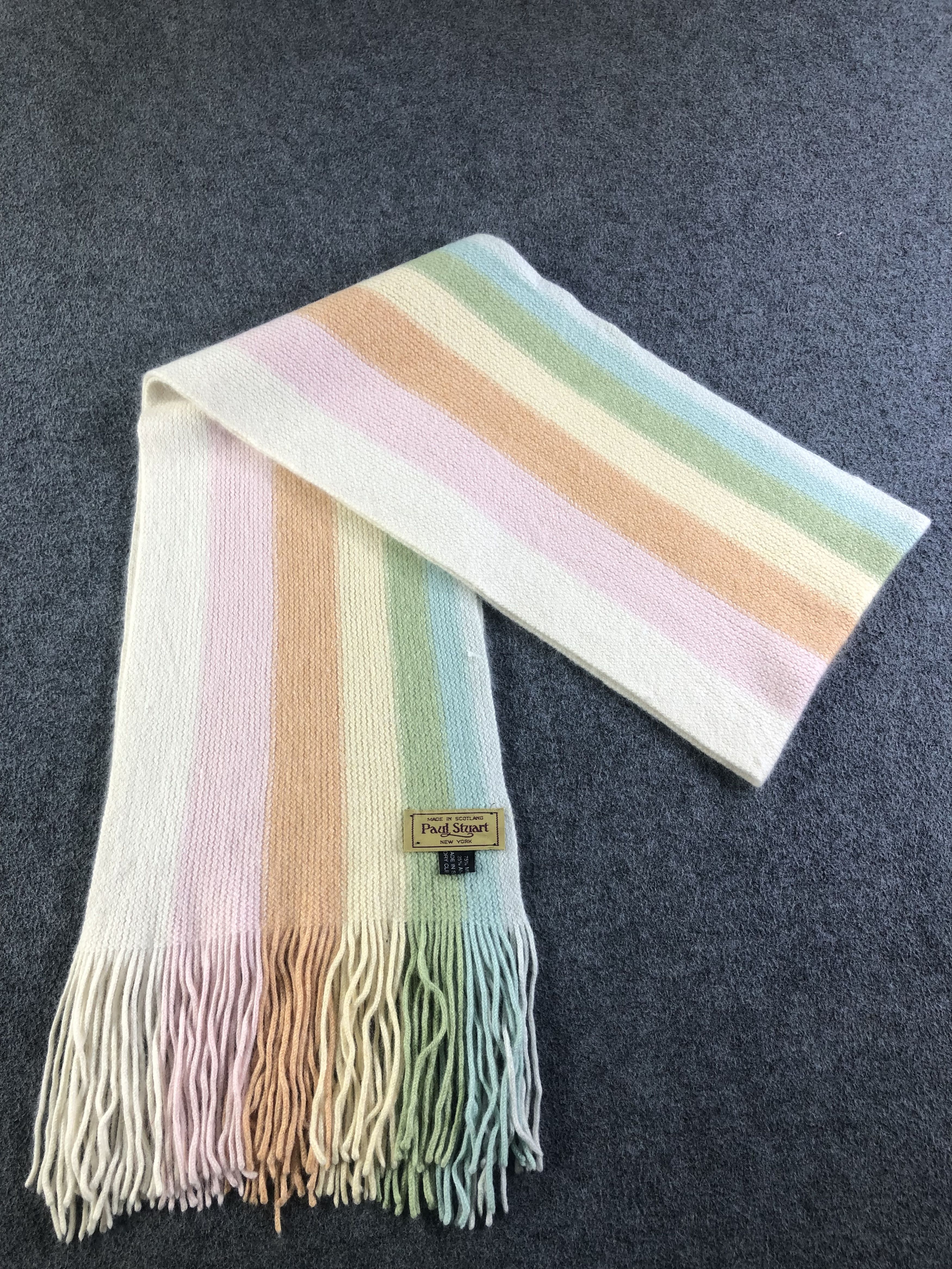 Paul Stuart Paul Stuart Multicolor Scarf / Muffler / Neckwear SS1297 Size ONE SIZE - 5 Thumbnail