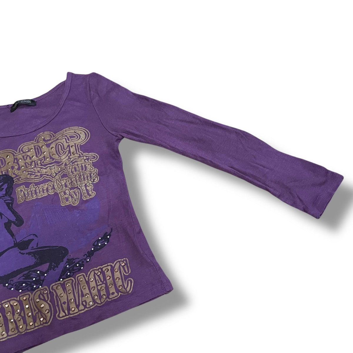 Beauty Beast 🇯🇵 Y2K GIRLS MAGIC WORDING BEAD SEXY NAKED Size M / US 6-8 / IT 42-44 - 6 Thumbnail