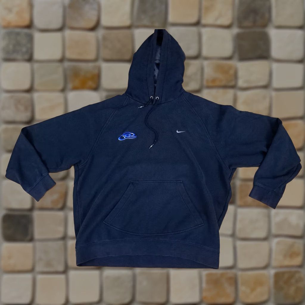 Nike Nike Black Pullover Hooded Sweatshirt XL Size US XL / EU 56 / 4 - 1 Thumbnail