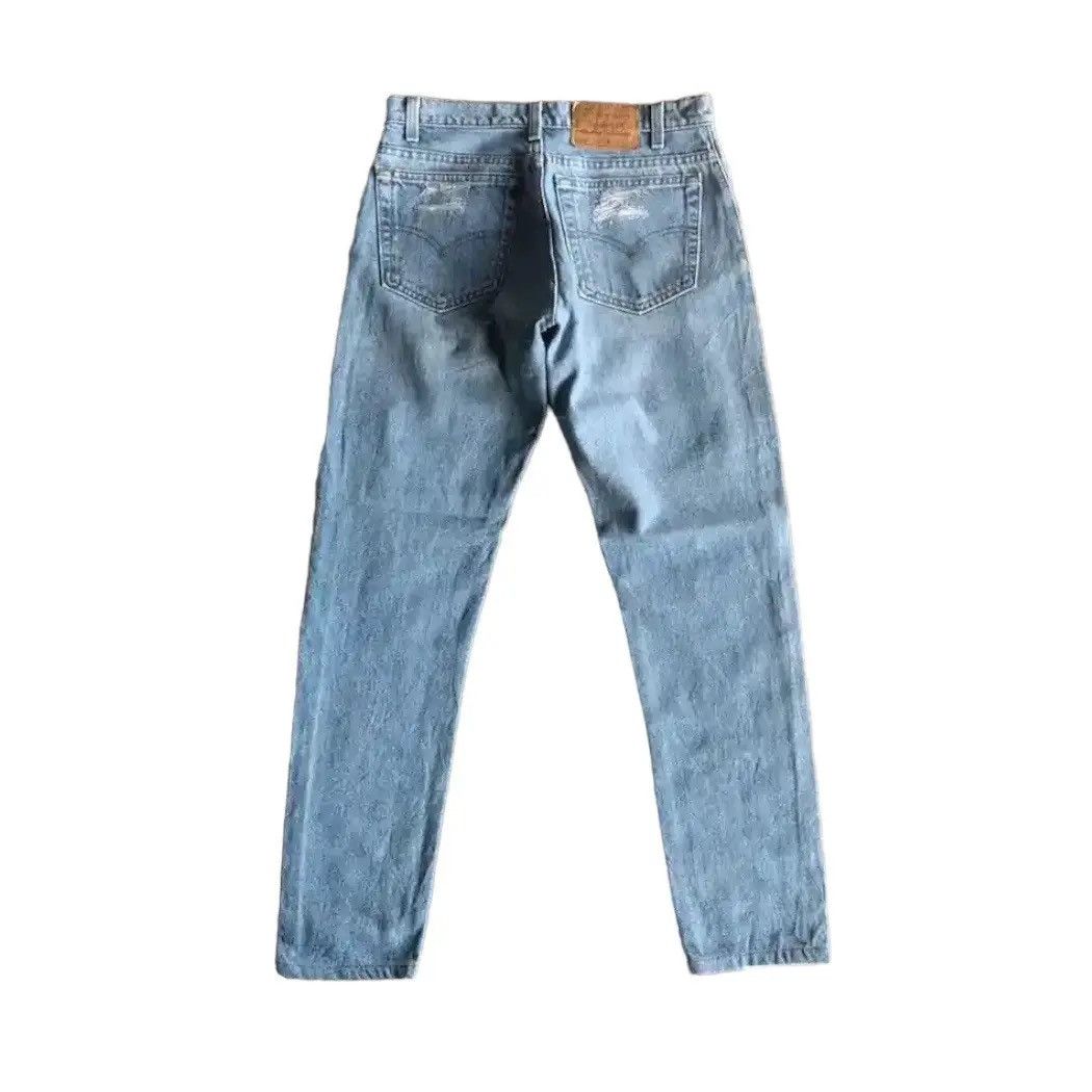 Levi's DESTROYED!VTG LEVI’S 550 JEAN LEVIS DENIM RELAXED FIT PANTS Size US 30 / EU 46 - 2 Thumbnail