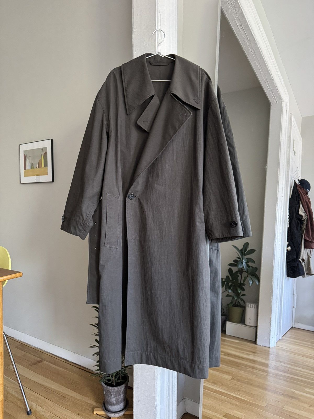 Lemaire Storm Flap Trench Coat FW21 | Grailed