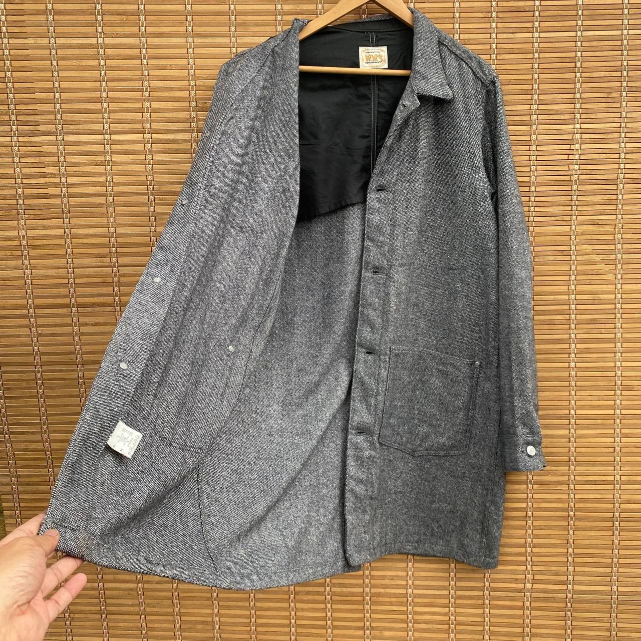 Big John VINTAGE BIGJOHN WORKWEAR FOR STREET LONGJACKET DENIM Size US L / EU 52-54 / 3 - 5 Thumbnail