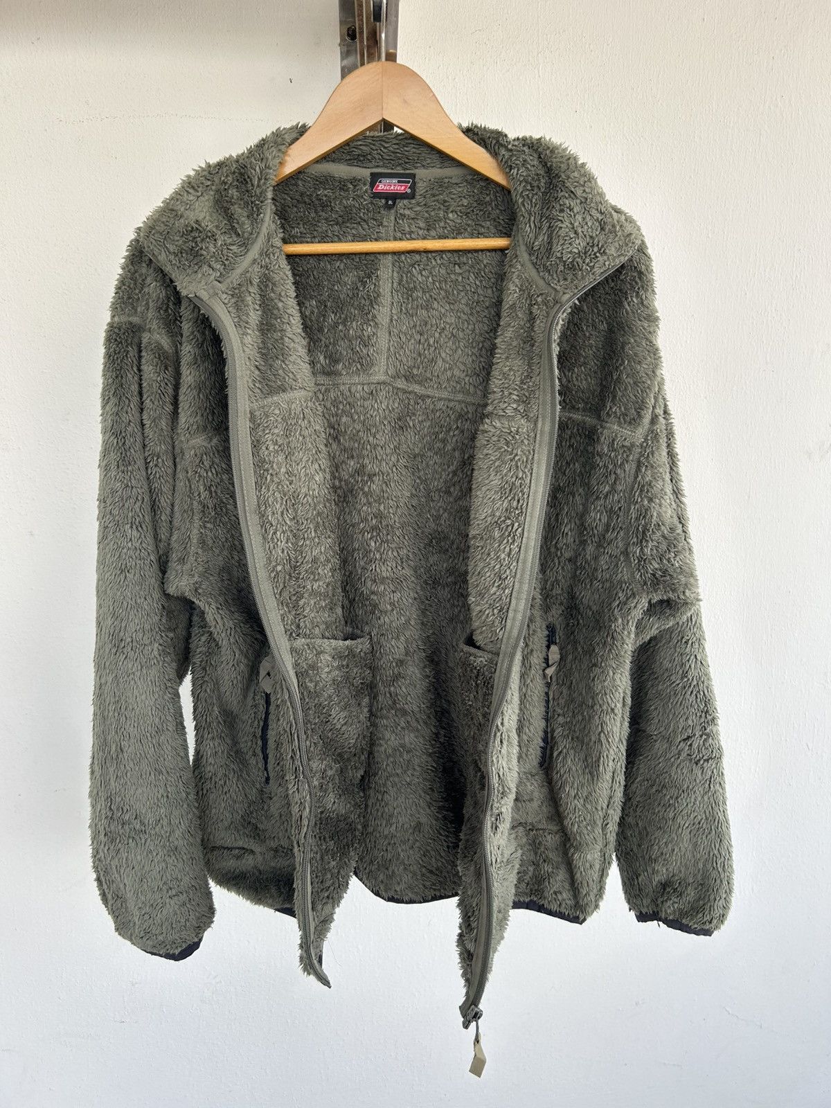 Dickies Dickies Vintage Fur Jacket Olive Green Size US XL / EU 56 / 4 - 4 Thumbnail