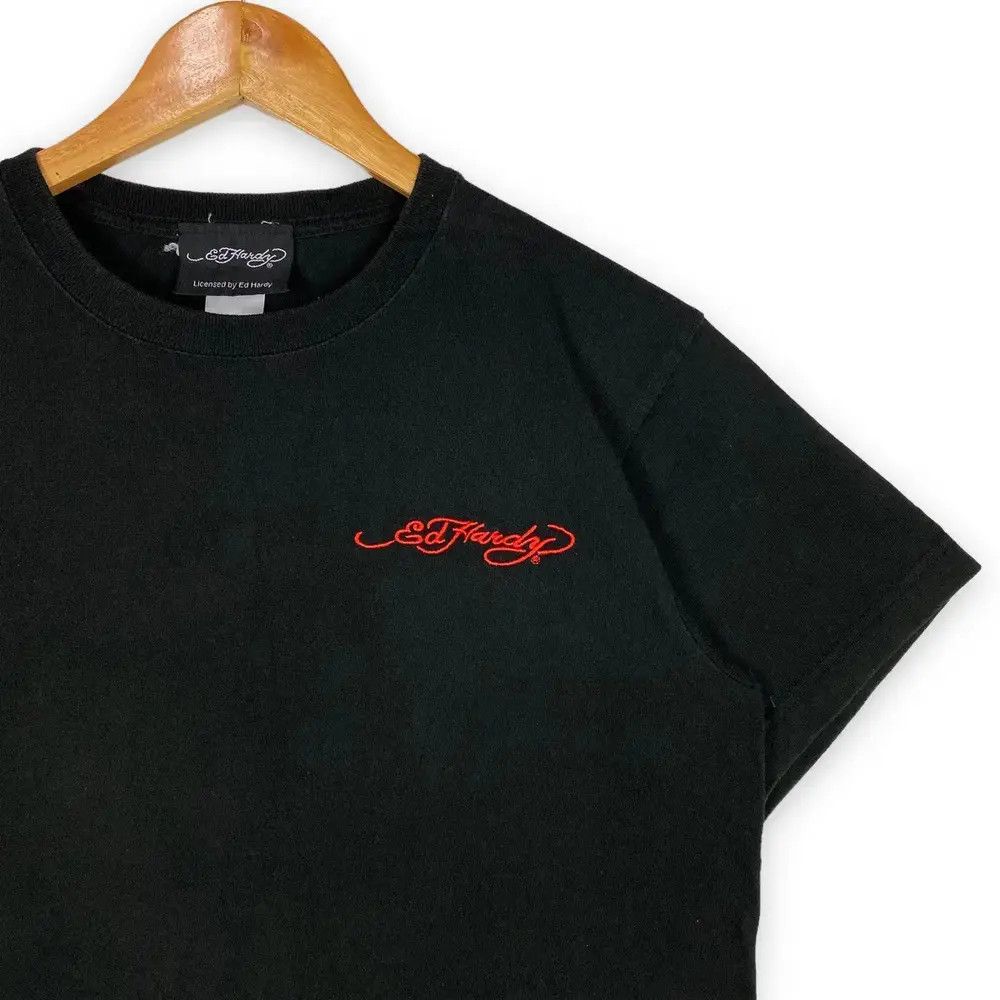 Ed Hardy ED HARDY LOVE KILLS SLOWLY SKULL TATTOO TEE Size L / US 10 / IT 46 - 4 Thumbnail