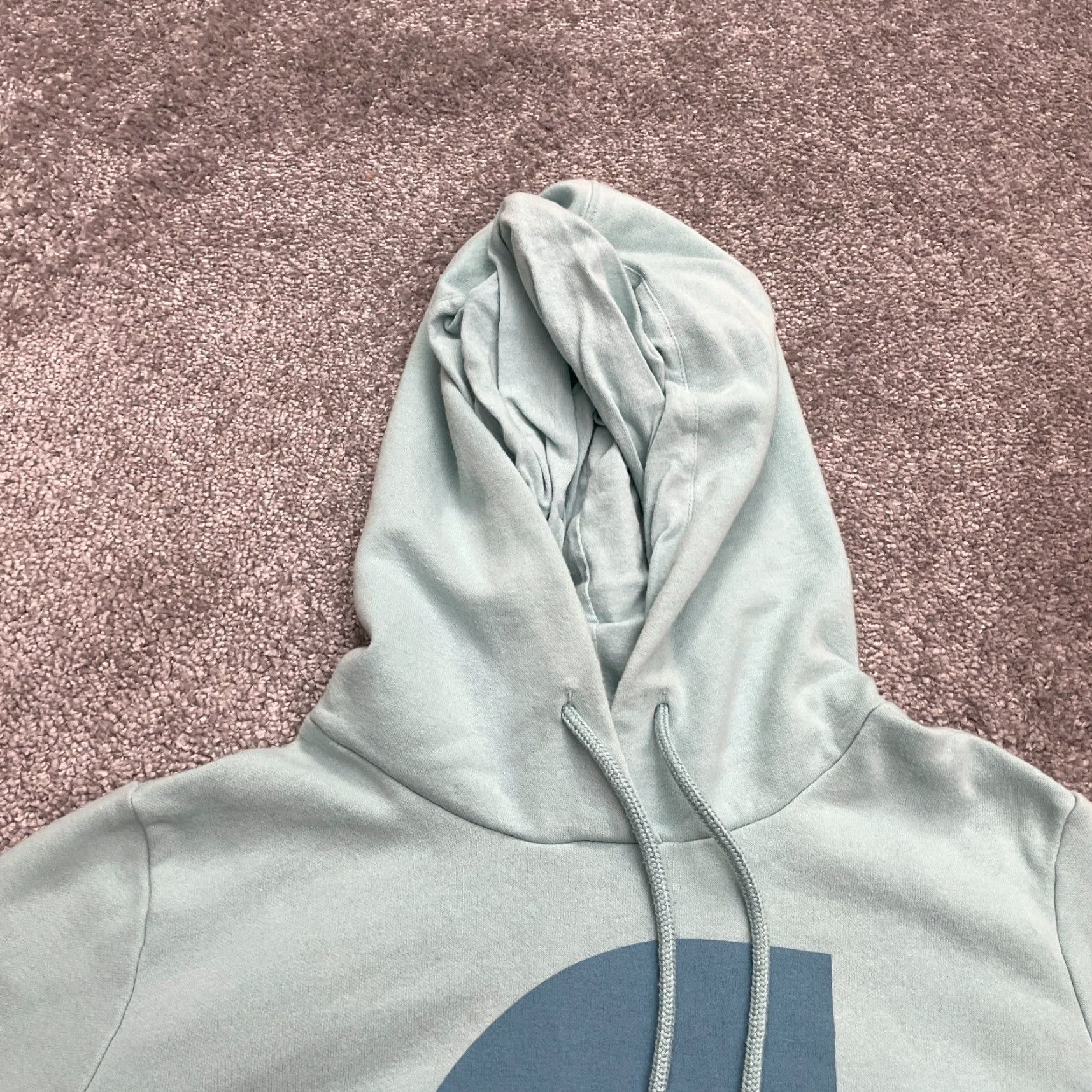 The North Face The North Face Hoodie Sweatshirt Womens Medium Blue Graphic Fleece Pullover Size M / US 6-8 / IT 42-44 - 3 Thumbnail