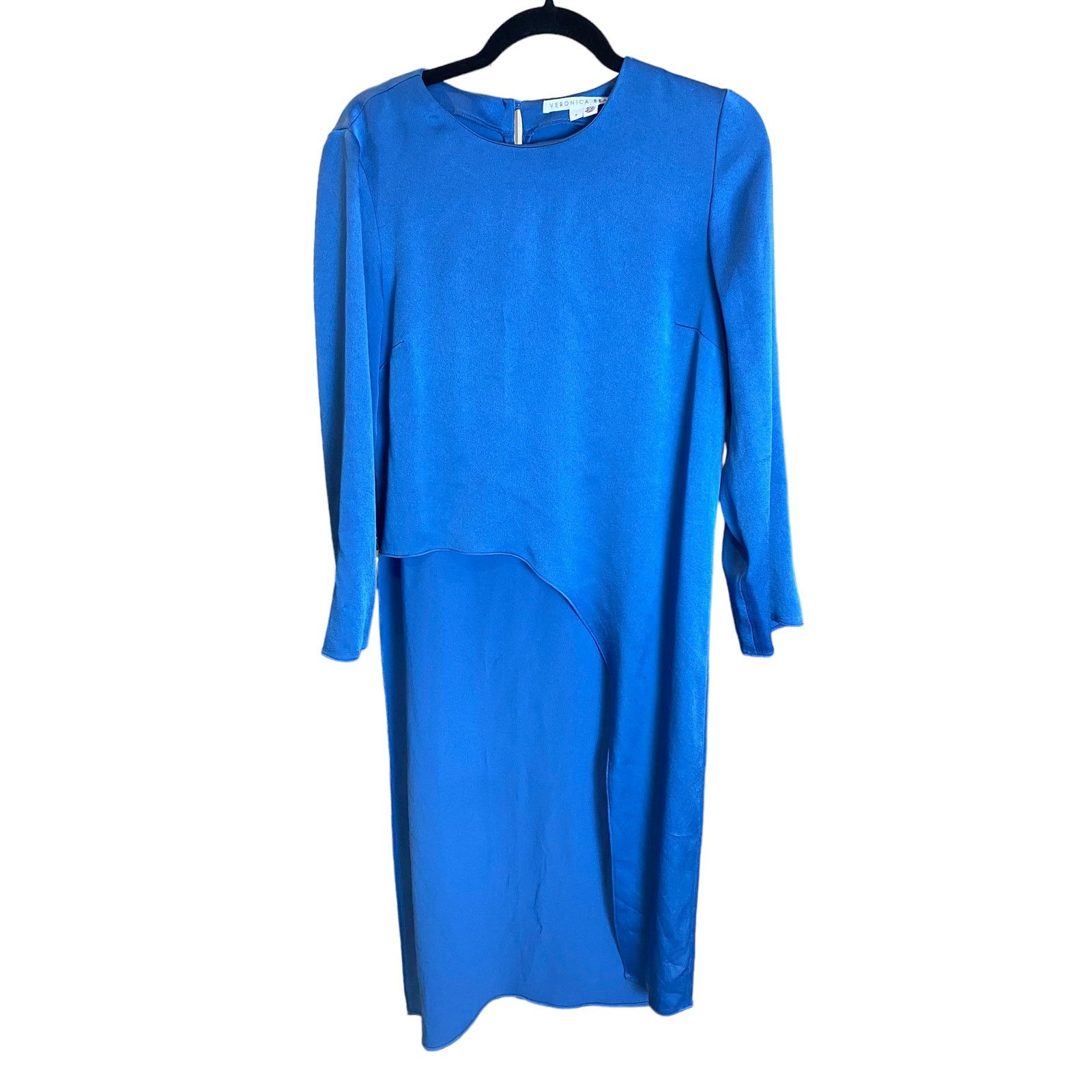 Veronica Beard Veronica Beard Rome Asymmetrical Midi Tunic Top French Blue Size M / US 6-8 / IT 42-44 - 3 Thumbnail