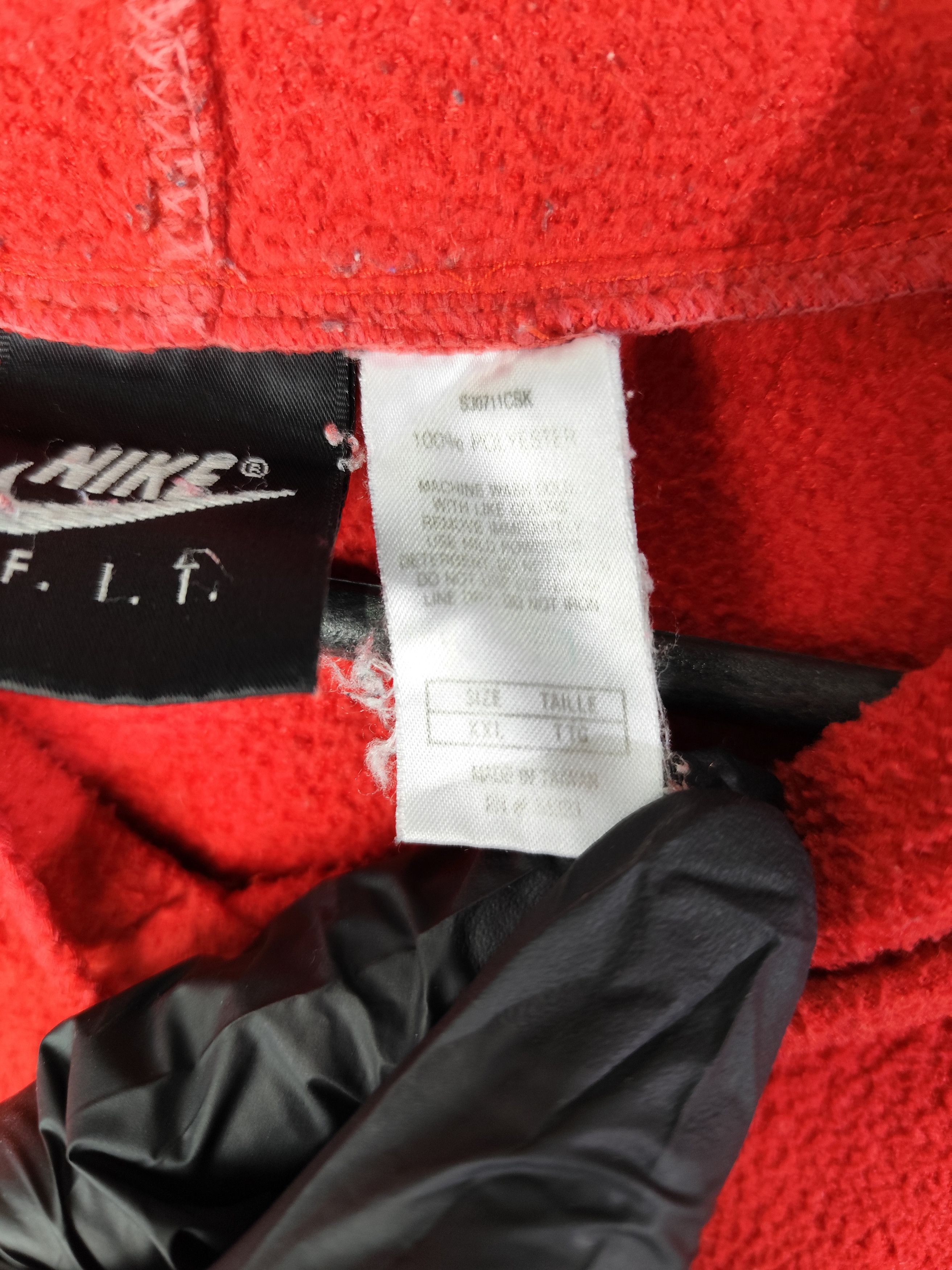 Nike Vintage Very Rare Nike Fit Supreme Court Red Fleece Hoodie Size US XXL / EU 58 / 5 - 5 Thumbnail
