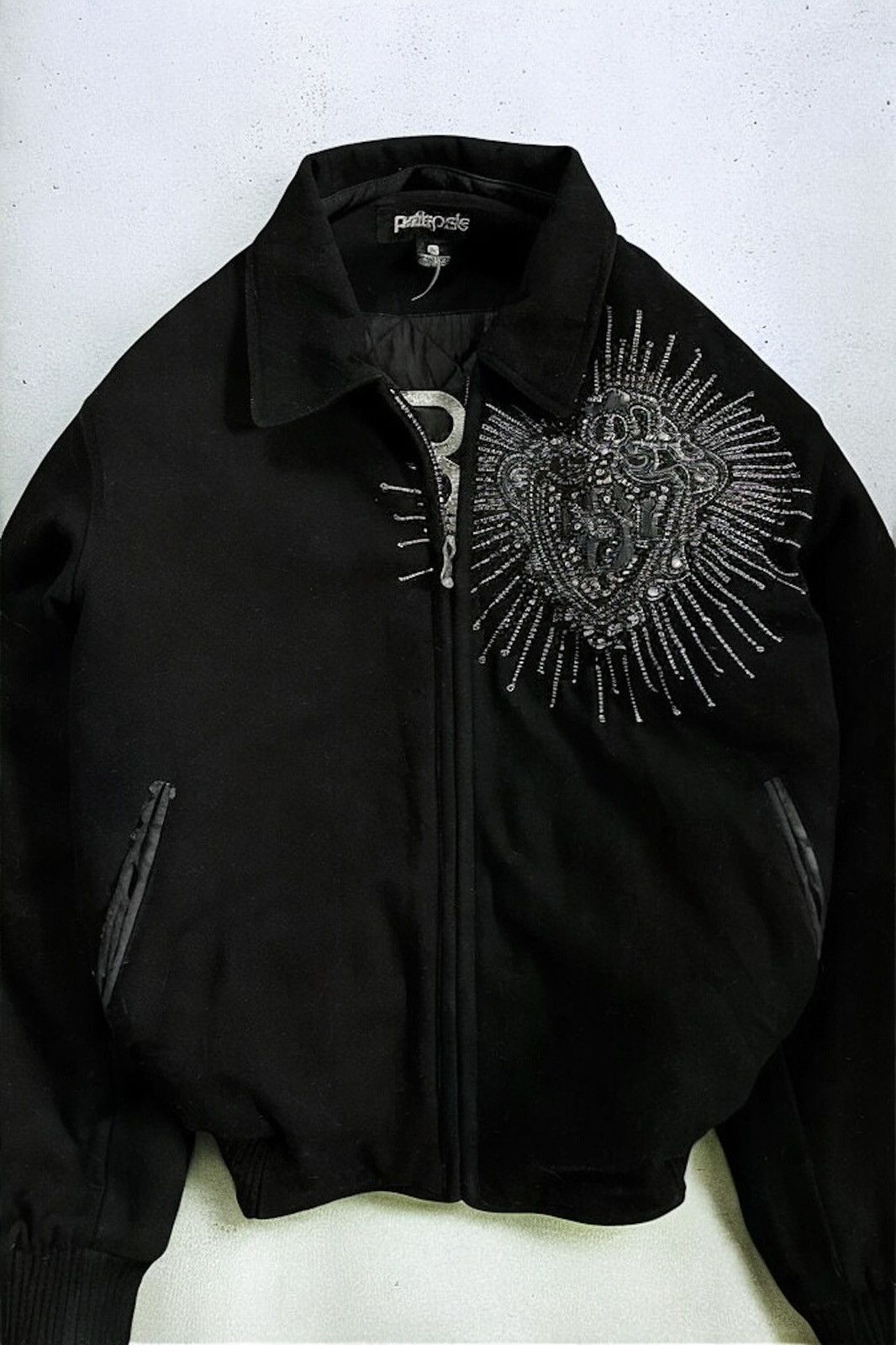 Pelle Pelle Pelle Pelle ‘Diamond Crest’ Embroidered Bomber Jacket 2000s Size US M / EU 48-50 / 2 - 2 Thumbnail