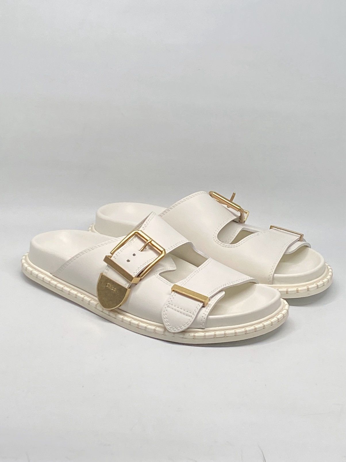 Chloe Chloe Rebecca Leather Slide Sandals size 39 Size US 9 / IT 39 - 5 Thumbnail
