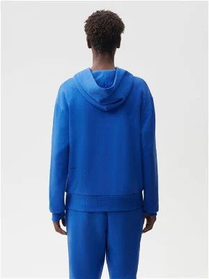 Pangaia o1mle0424 Unisex Lightweight Zipped Hoodie in Blue Size US M / EU 48-50 / 2 - 2 Thumbnail